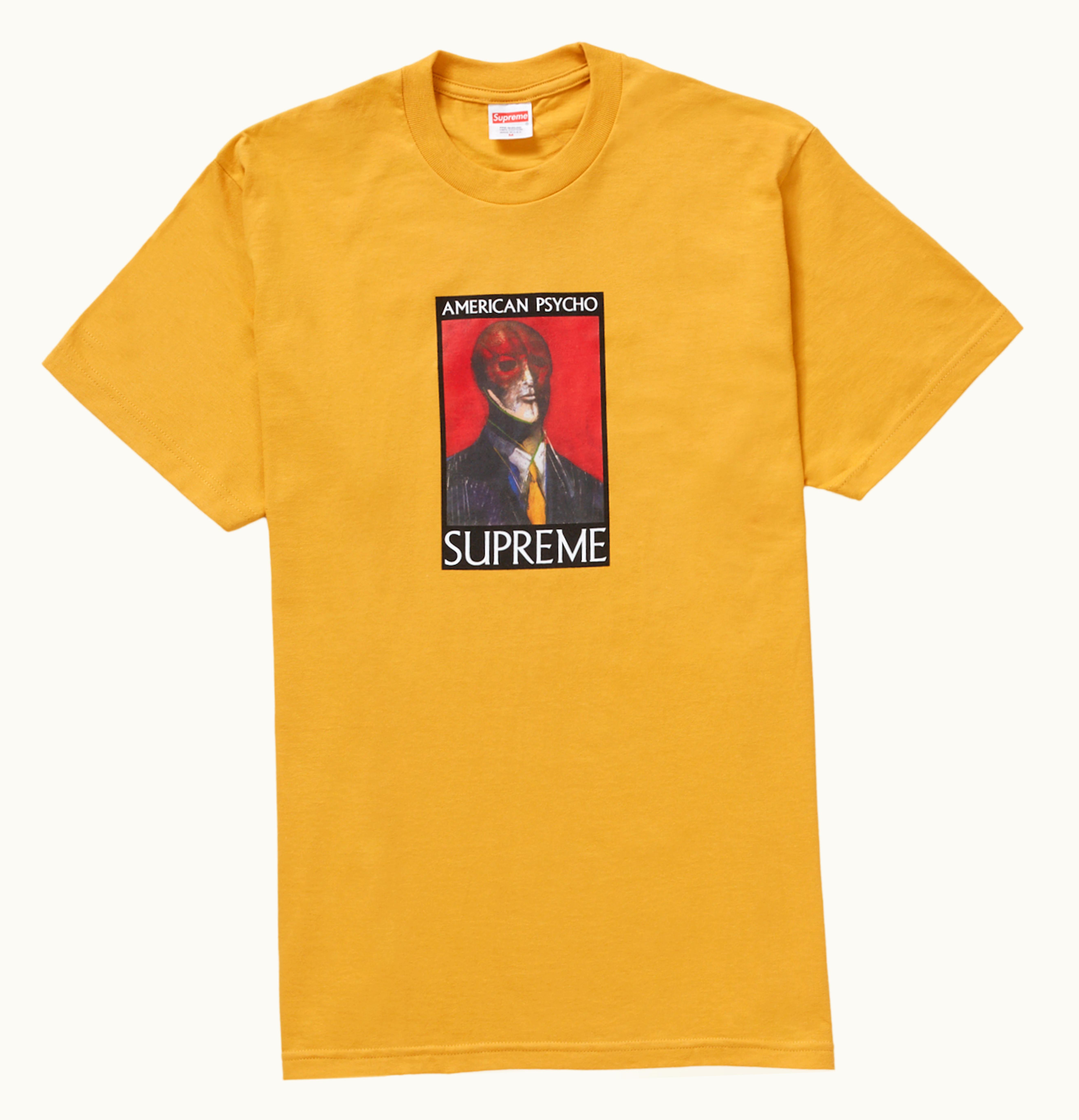 Supreme Supreme American Psycho Tee Mustard