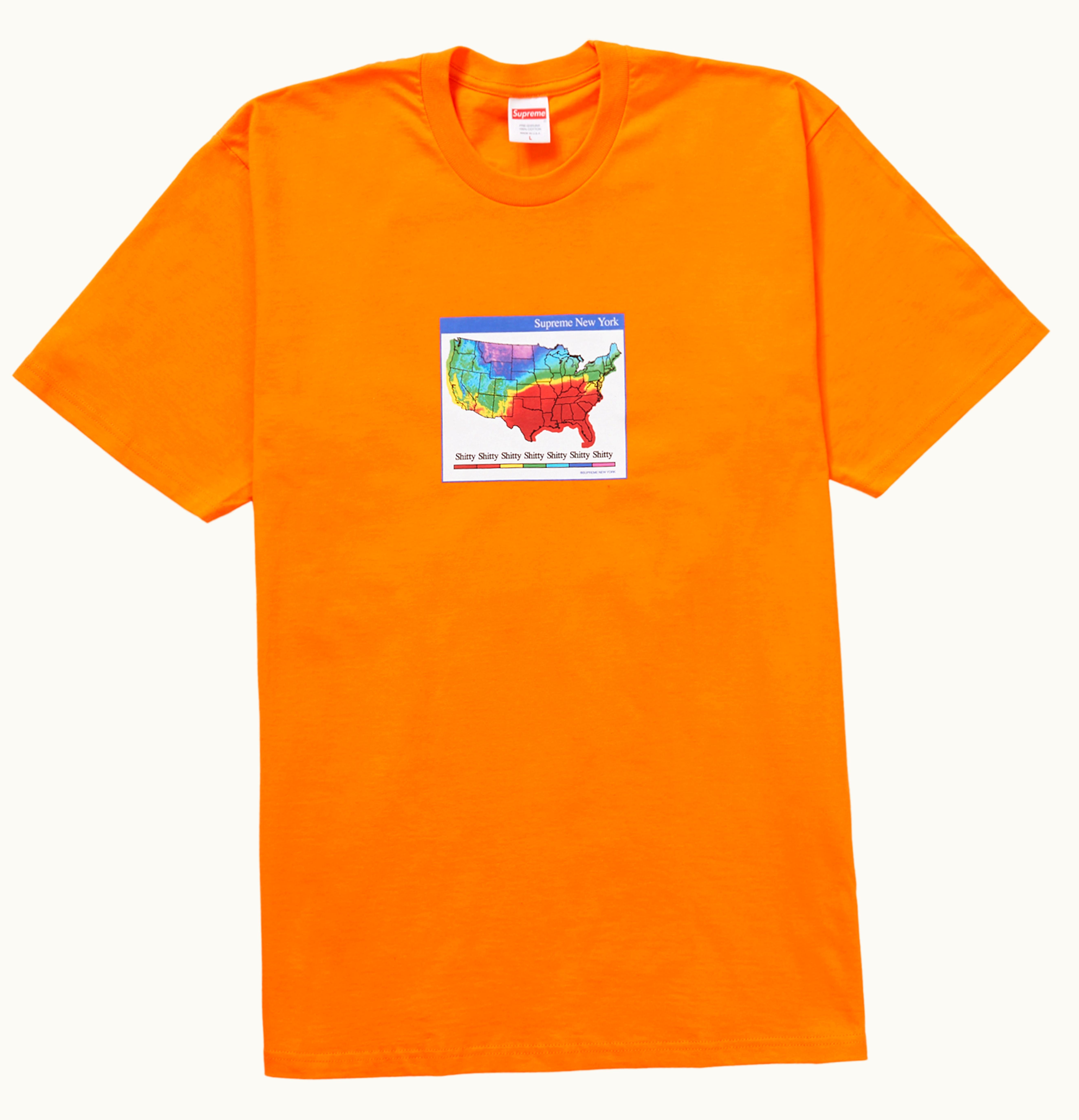 Supreme Supreme Weather Tee Orange