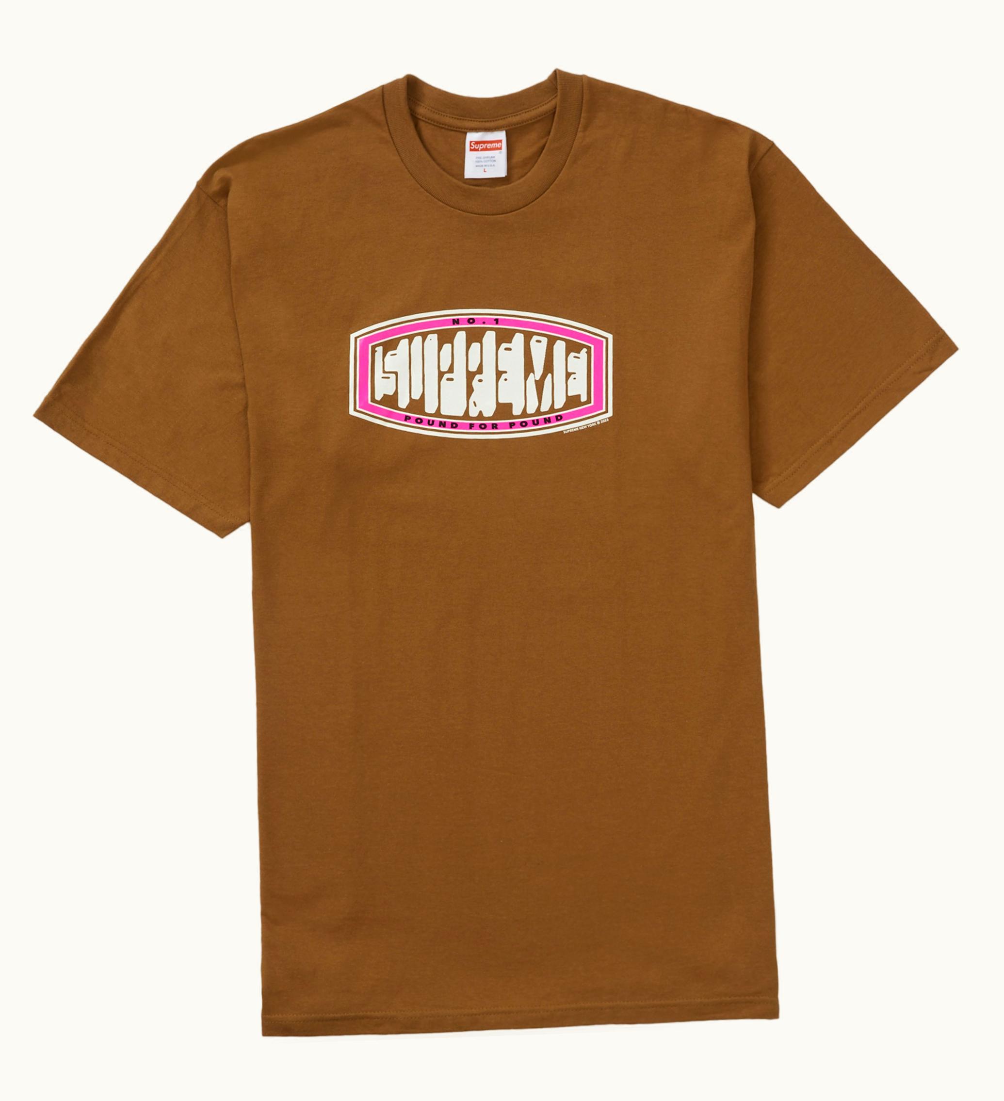 Supreme Supreme Pound Tee Brown