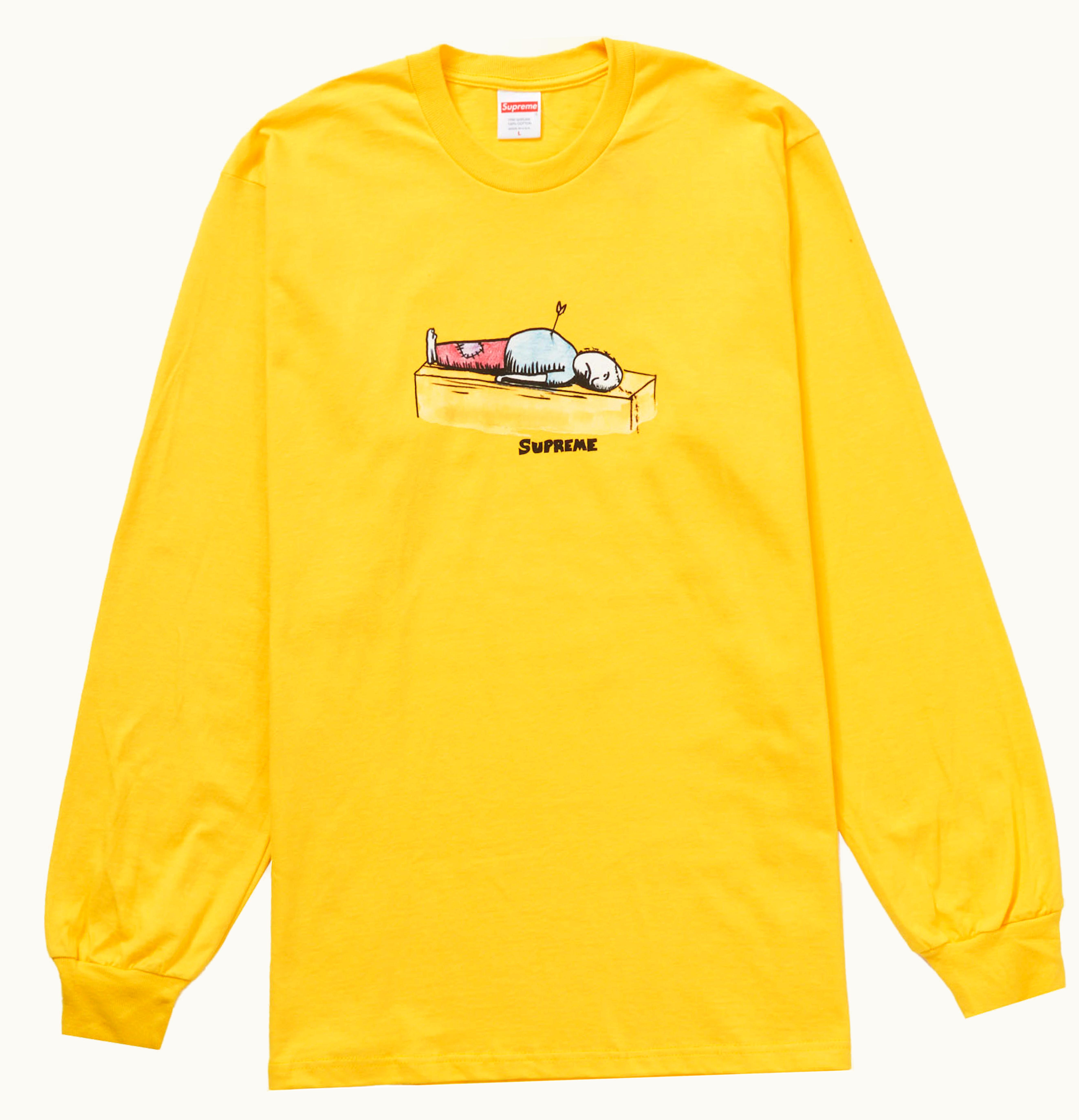 Supreme Supreme Neil Blender Arrow L S Tee Yellow
