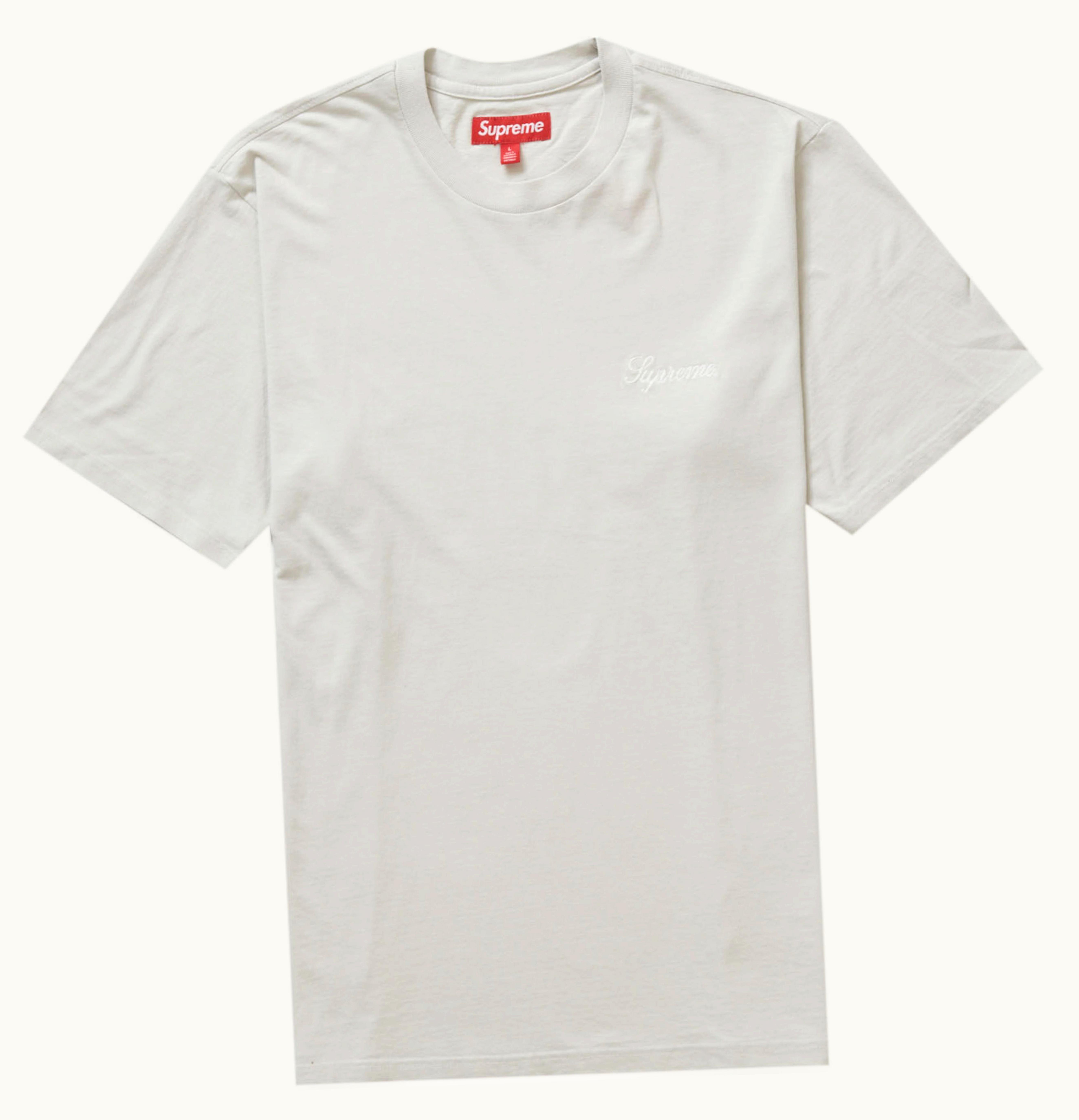 Supreme Supreme Washed Script S S Top FW23 Grey