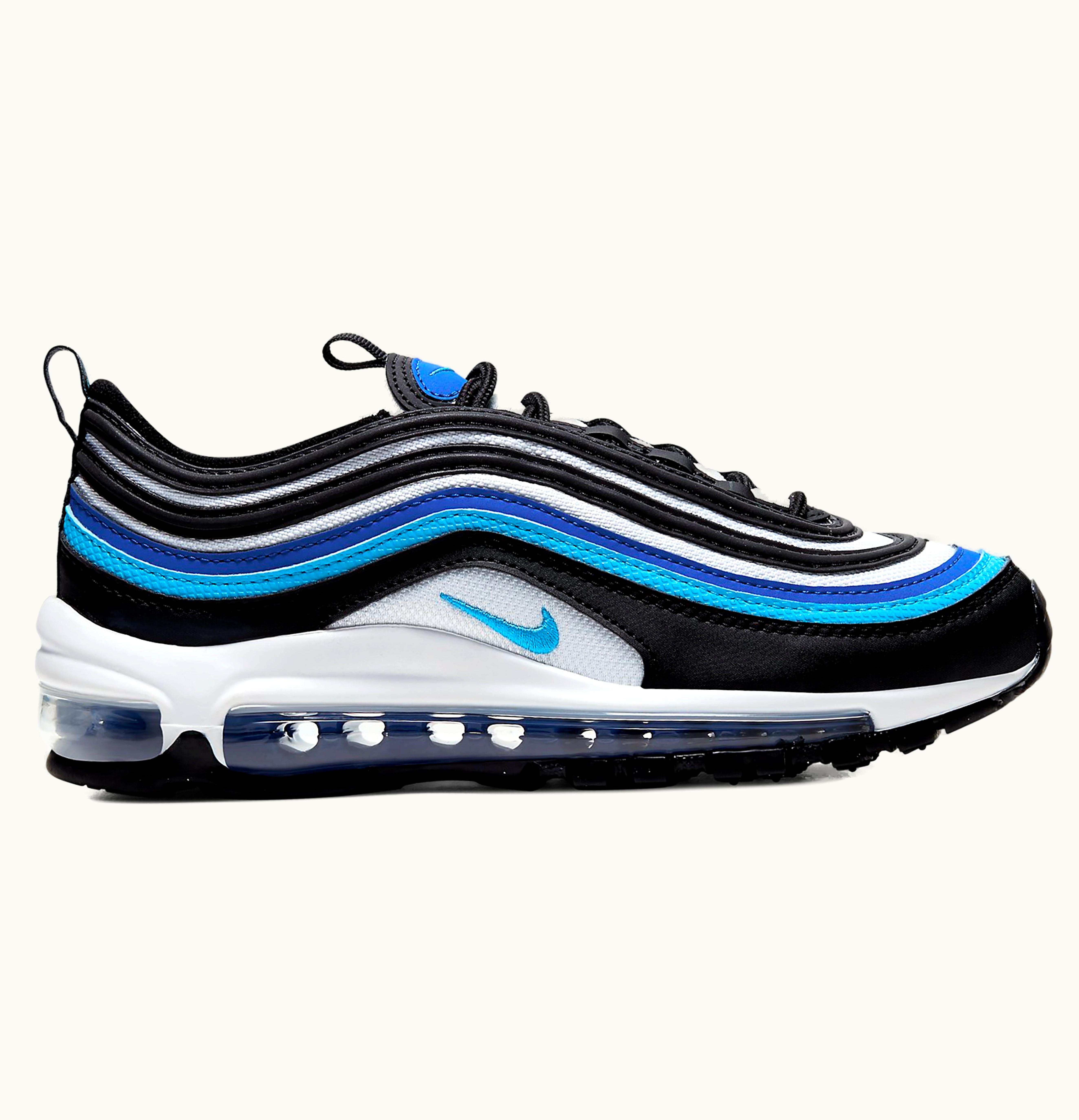 Nike Nike Air Max 97 Black Hyper Blue Oracle Aqua GS