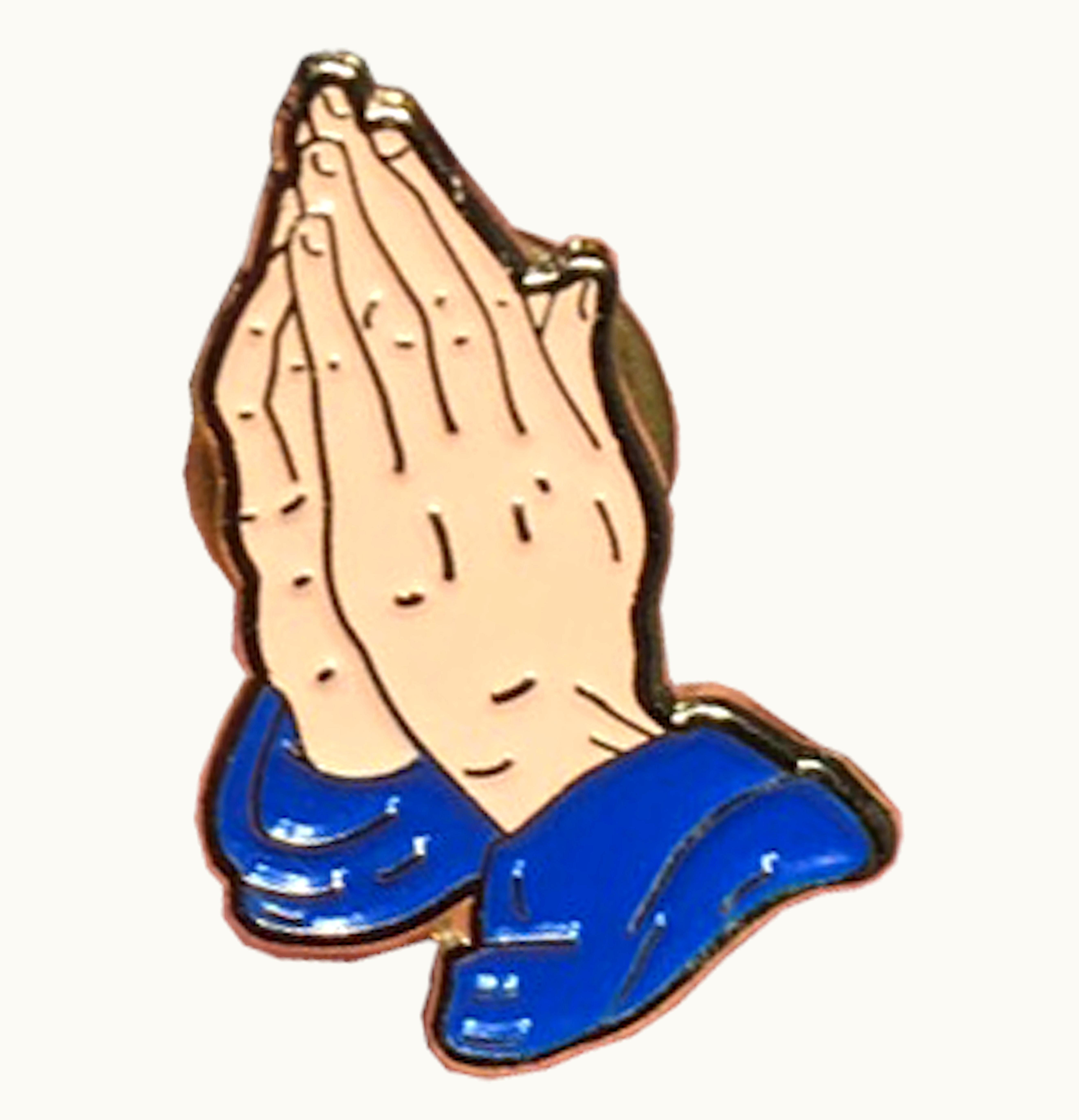 Supreme Supreme Praying Hands Pin Gold
