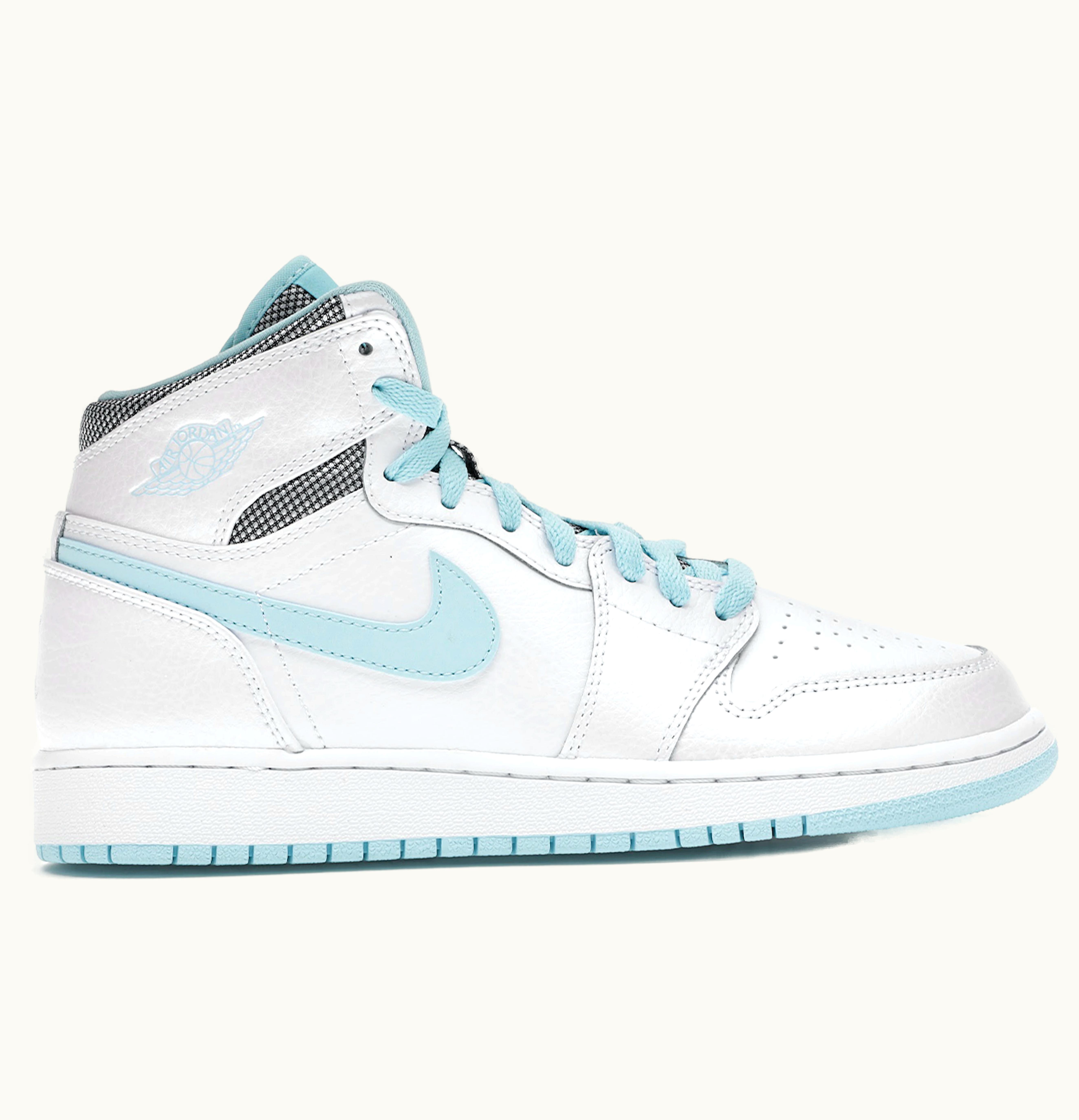 Jordan Air Jordan 1 Retro High White Still Blue GS