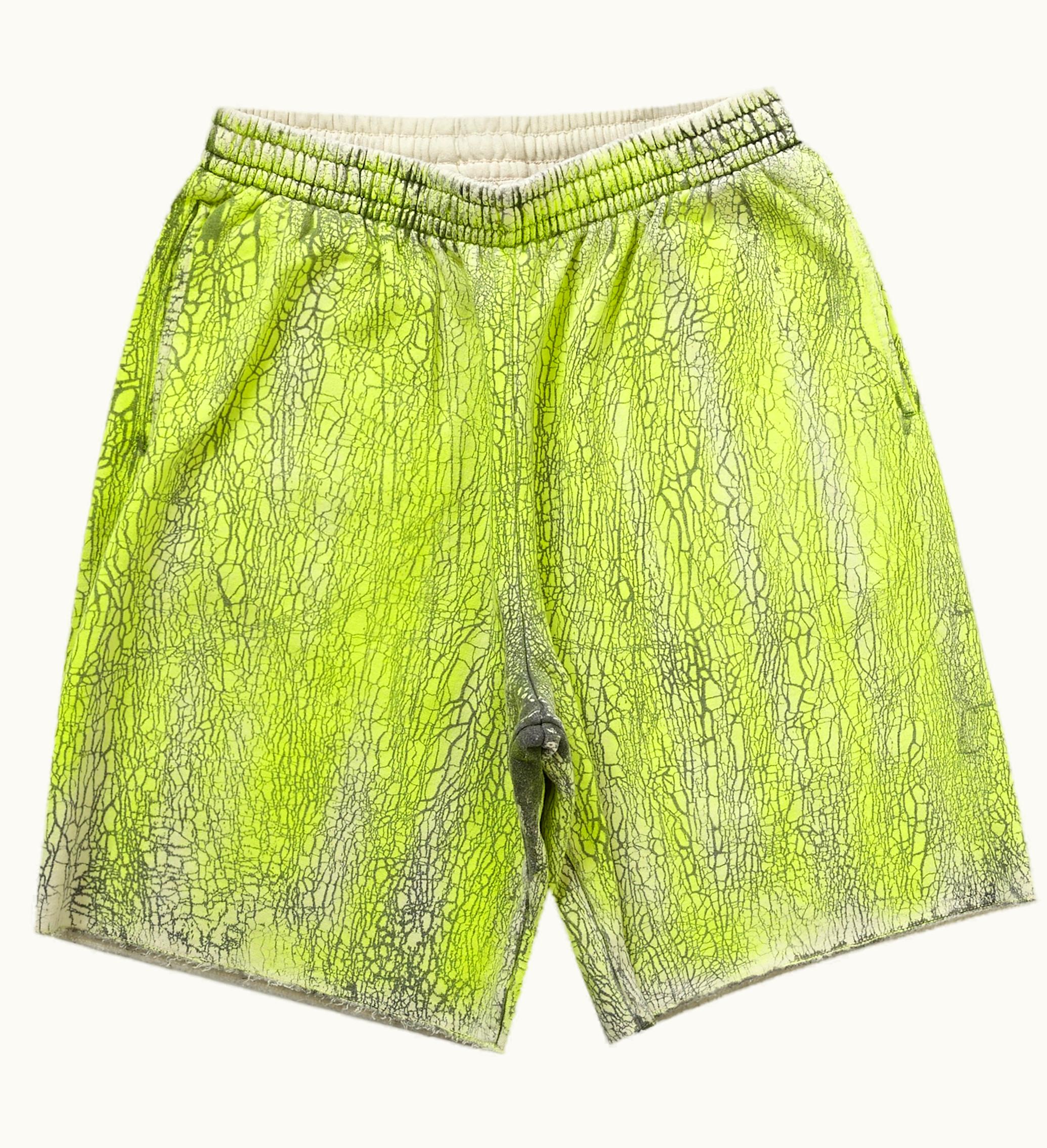Supreme Supreme Crackle Sweatshort Yellow