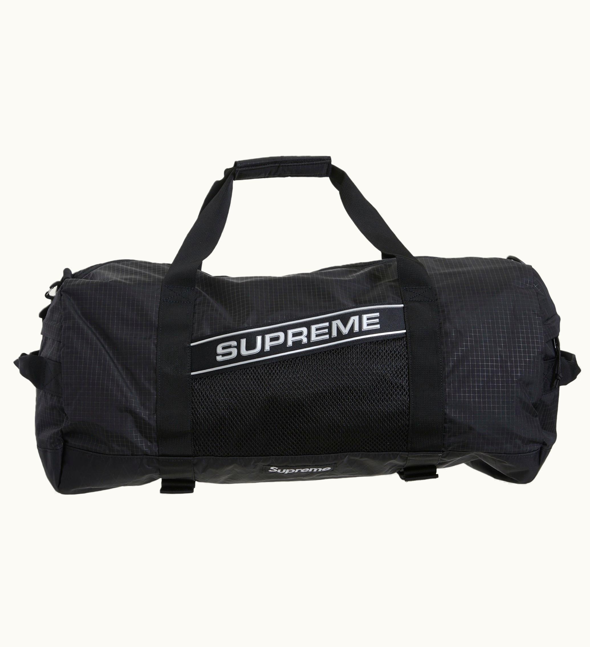 Supreme Supreme Logo Duffle Bag Black