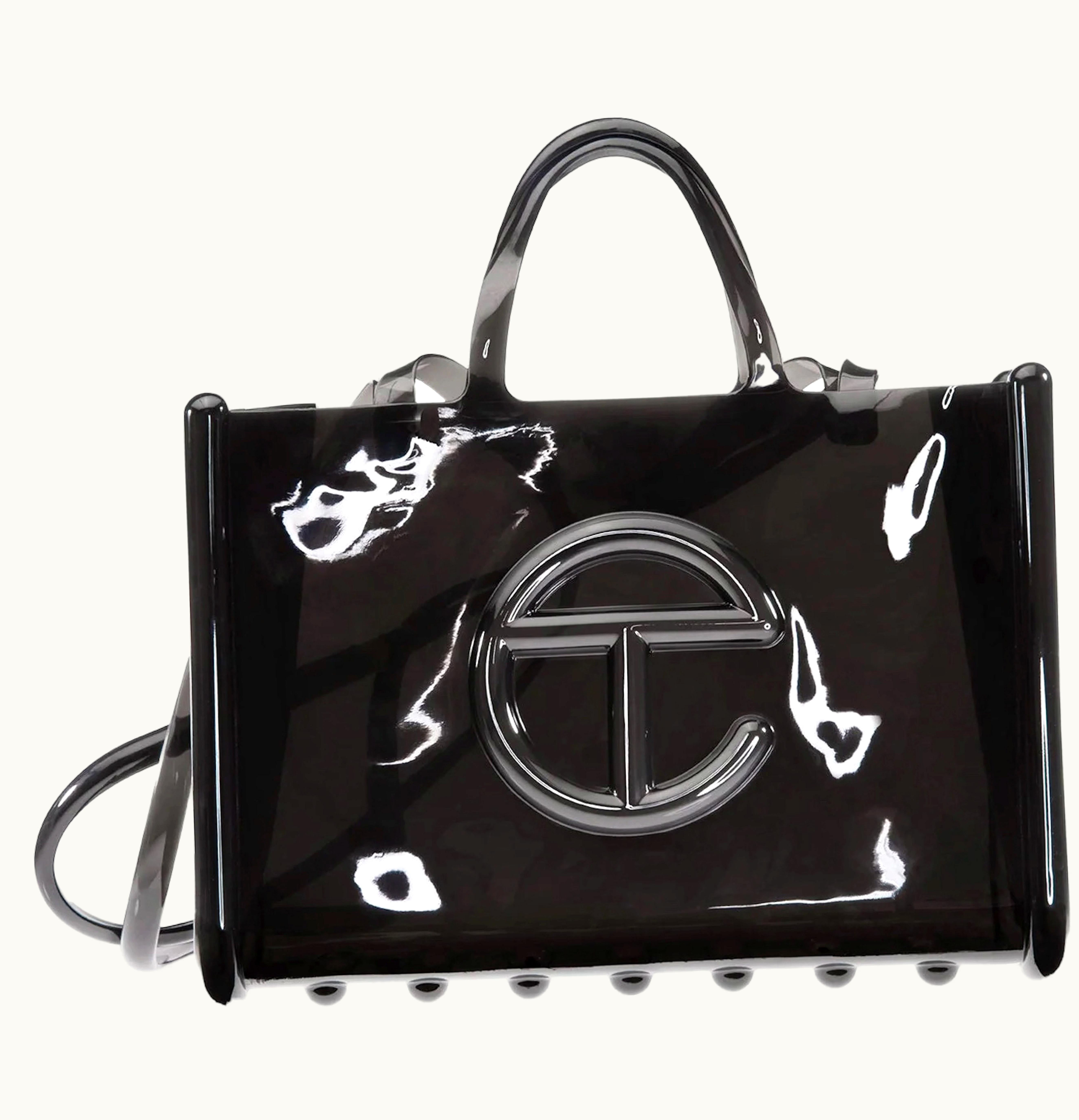Telfar Telfar X Melissa Medium Jelly Shopper Black