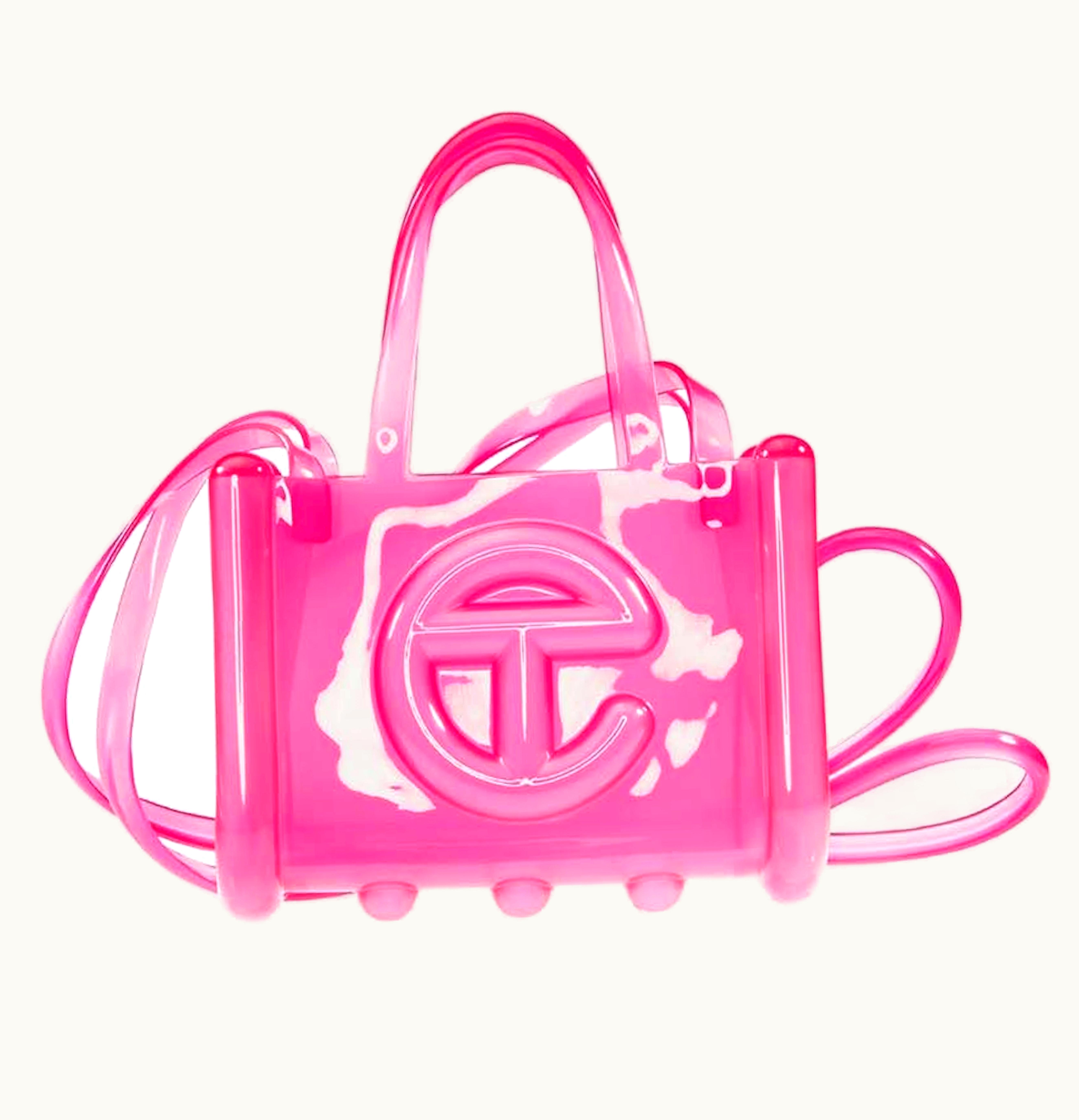 Telfar Telfar X Melissa Small Jelly Shopper Clear Pink