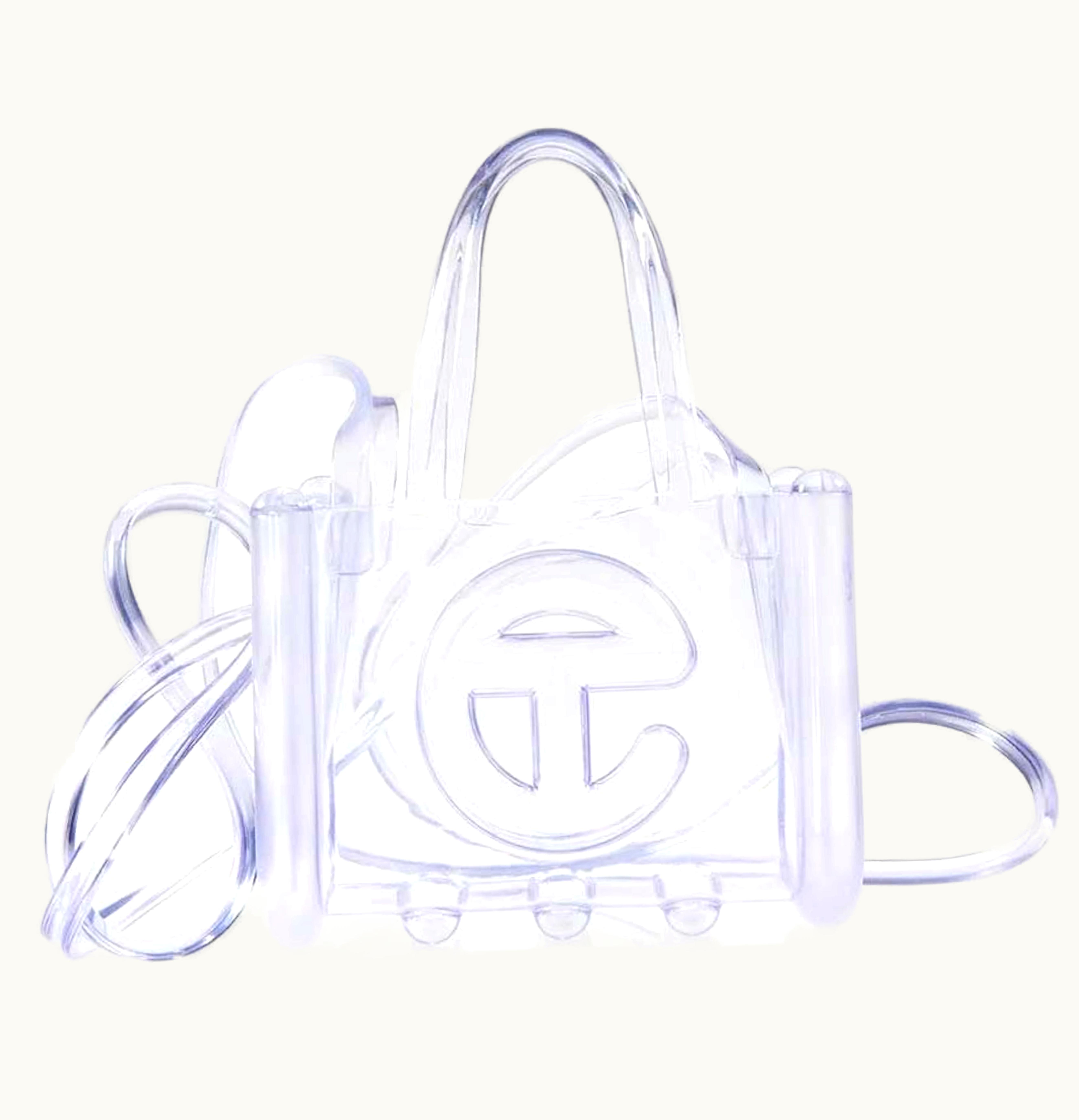 Telfar Telfar X Melissa Small Jelly Shopper Clear