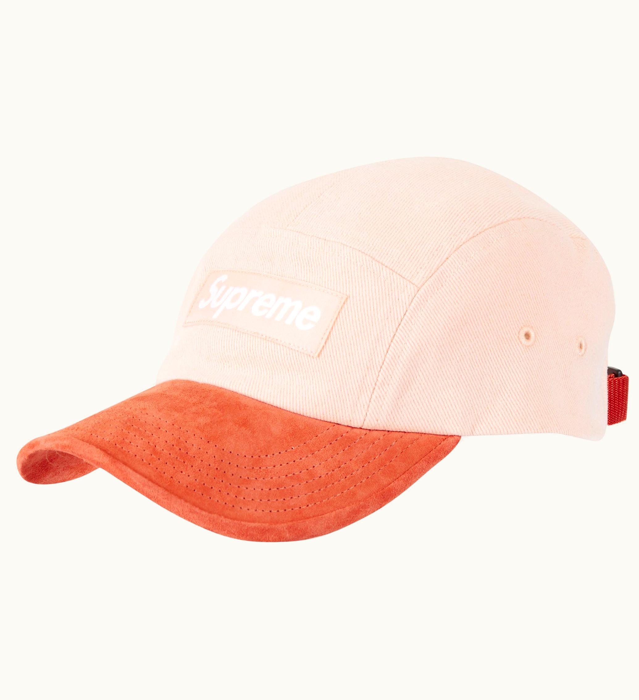 Supreme Supreme Suede Visor Camp Cap Peach