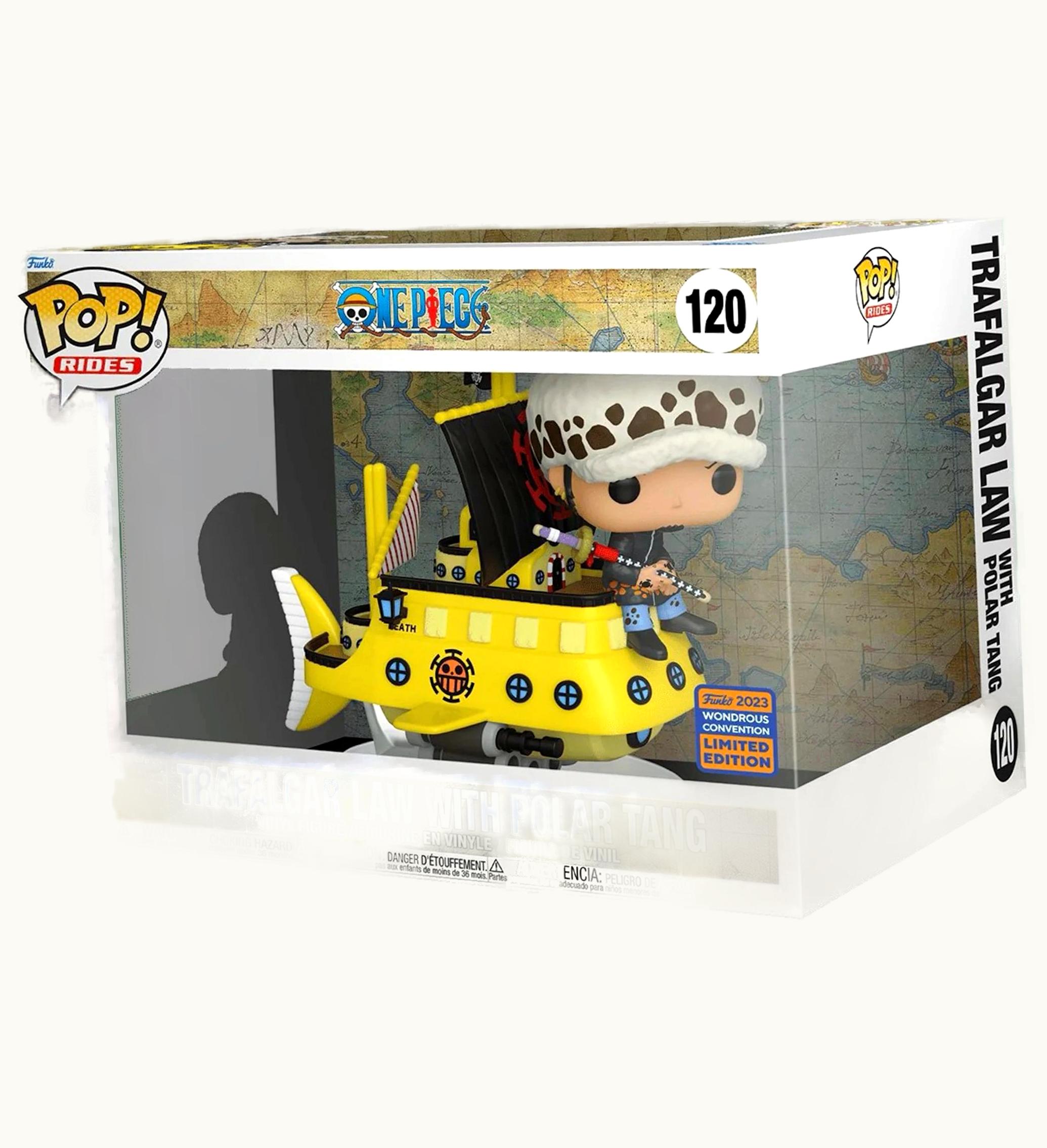 Funko Pop Rides One Piece Trafalgar Law With Polar Tang 2023 Wondrous Convention Exclusive Figure 120