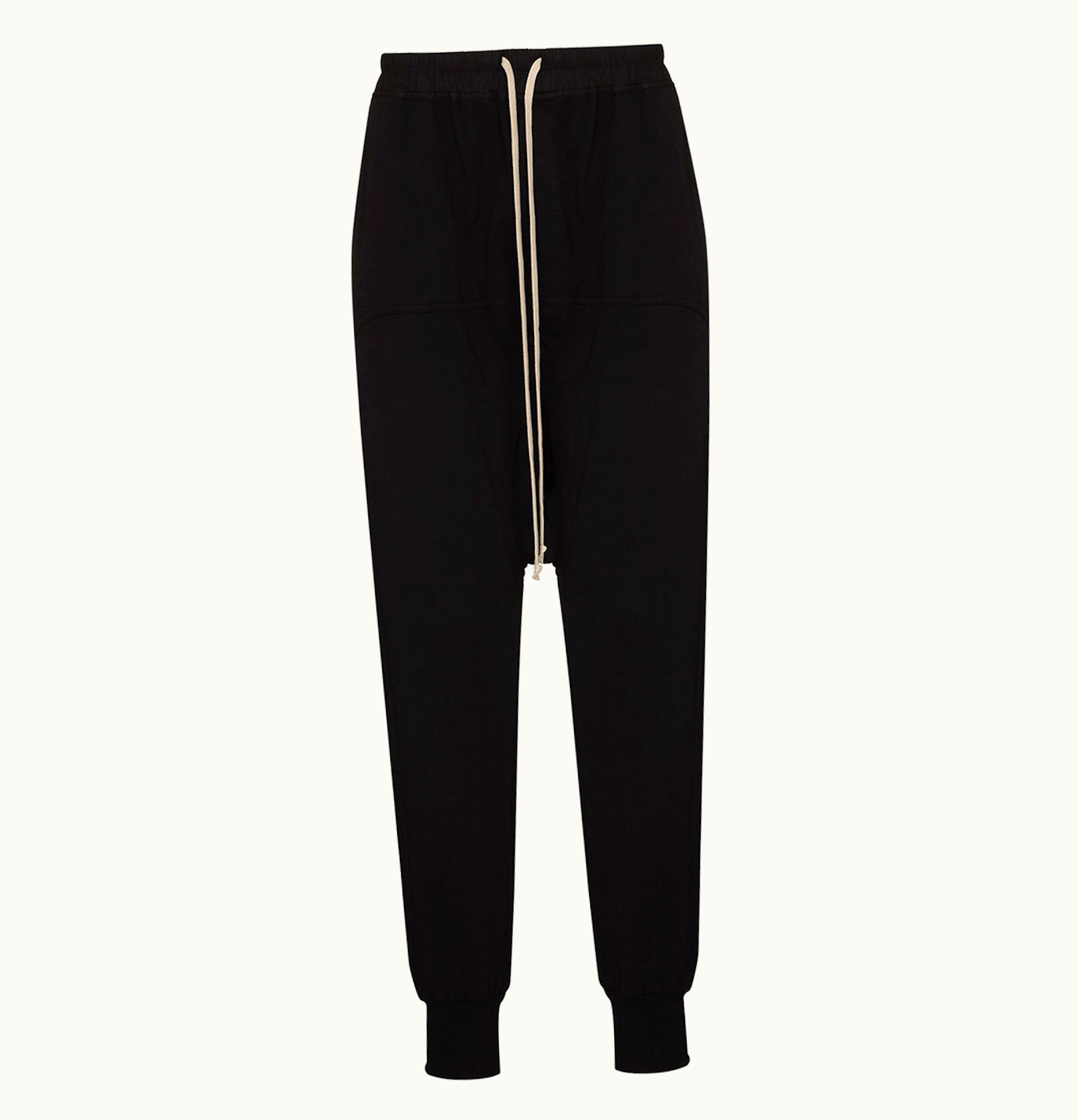 Rick Owens Rick Owens Prisoner Drawstring Track Pants Black