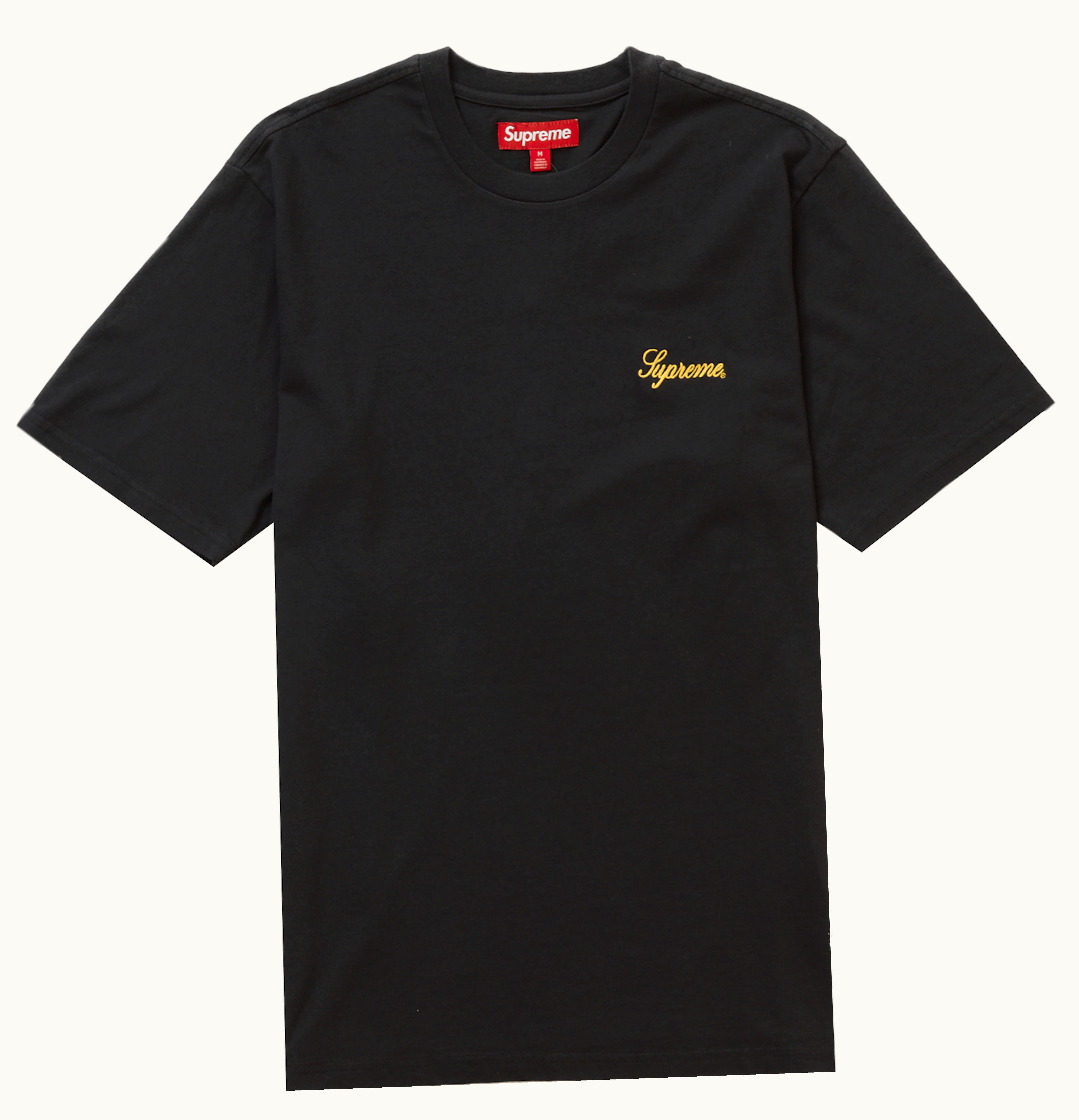 Supreme Supreme Washed Script S S Top FW23 Black