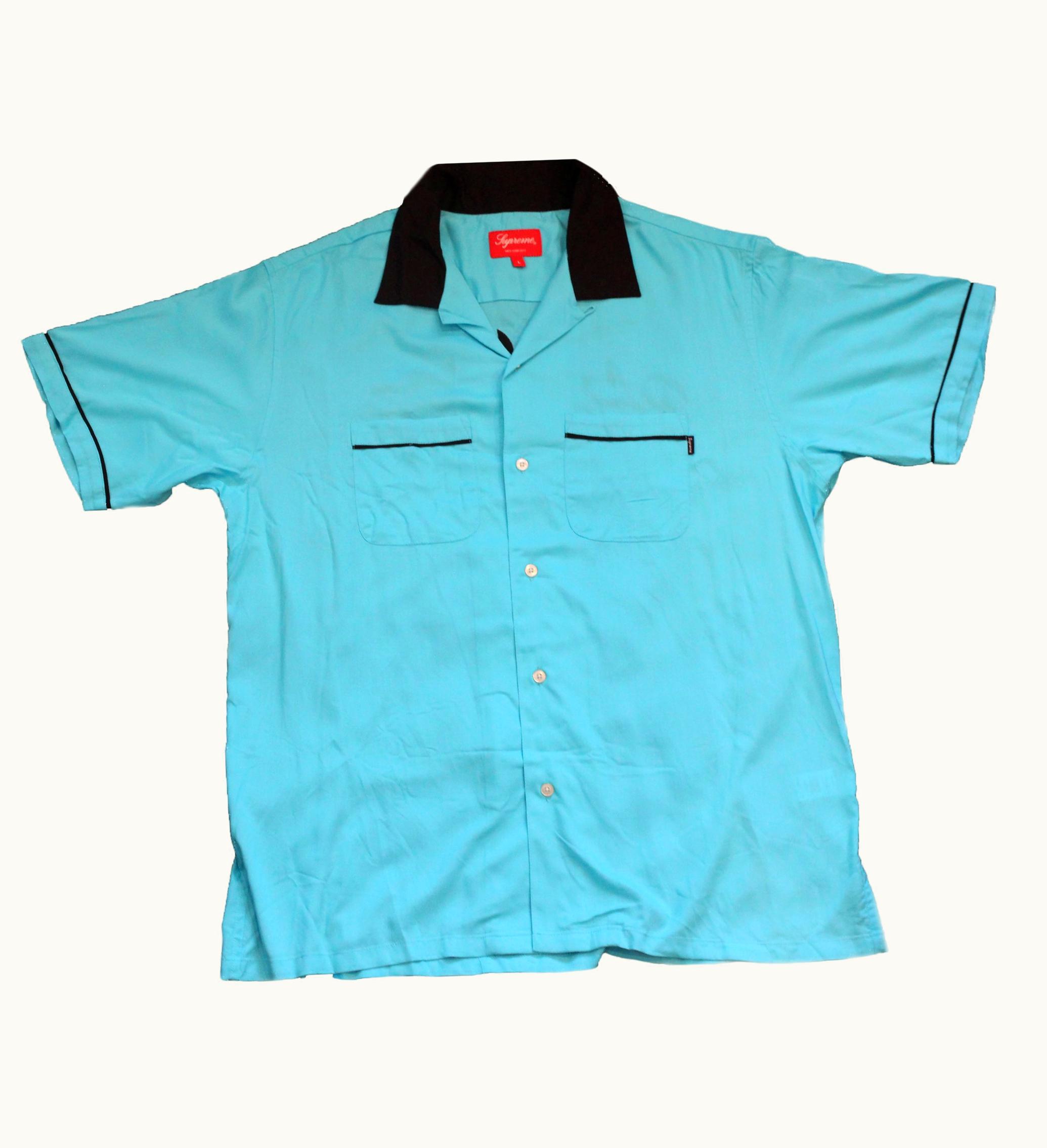 Supreme Supreme Playboy Bowling Shirt Teal