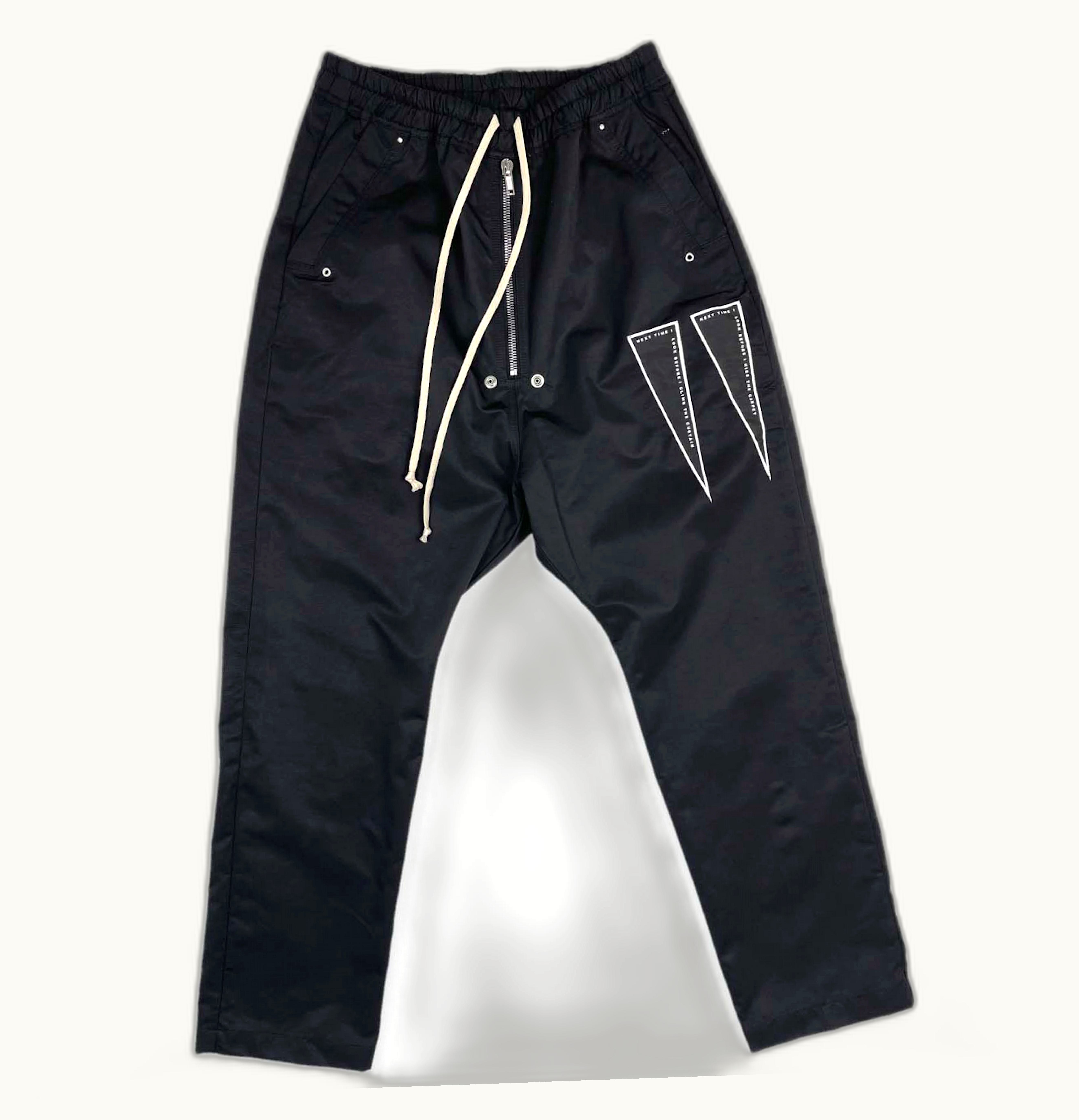 Rick Owens Rick Owens DRKSHDW Geth Bela Pants Black