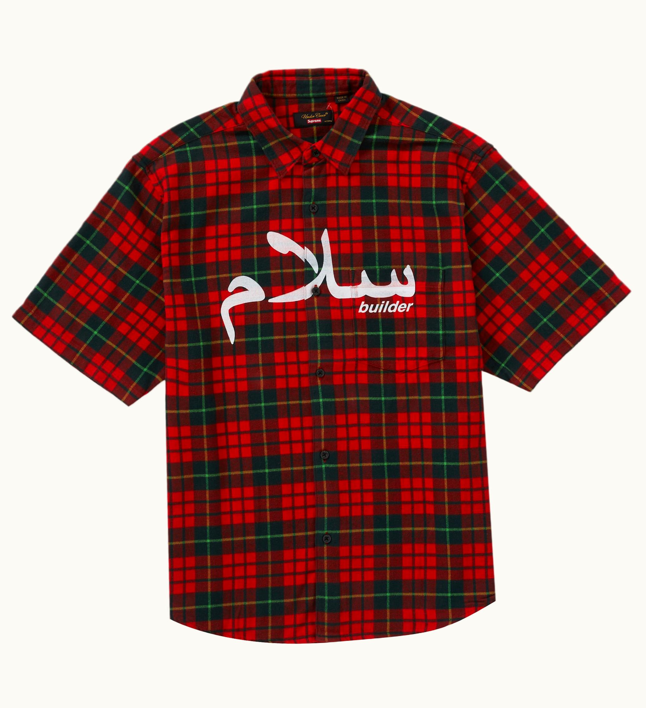 Supreme Supreme Undercover S S Flannel Shirt Red Plaid