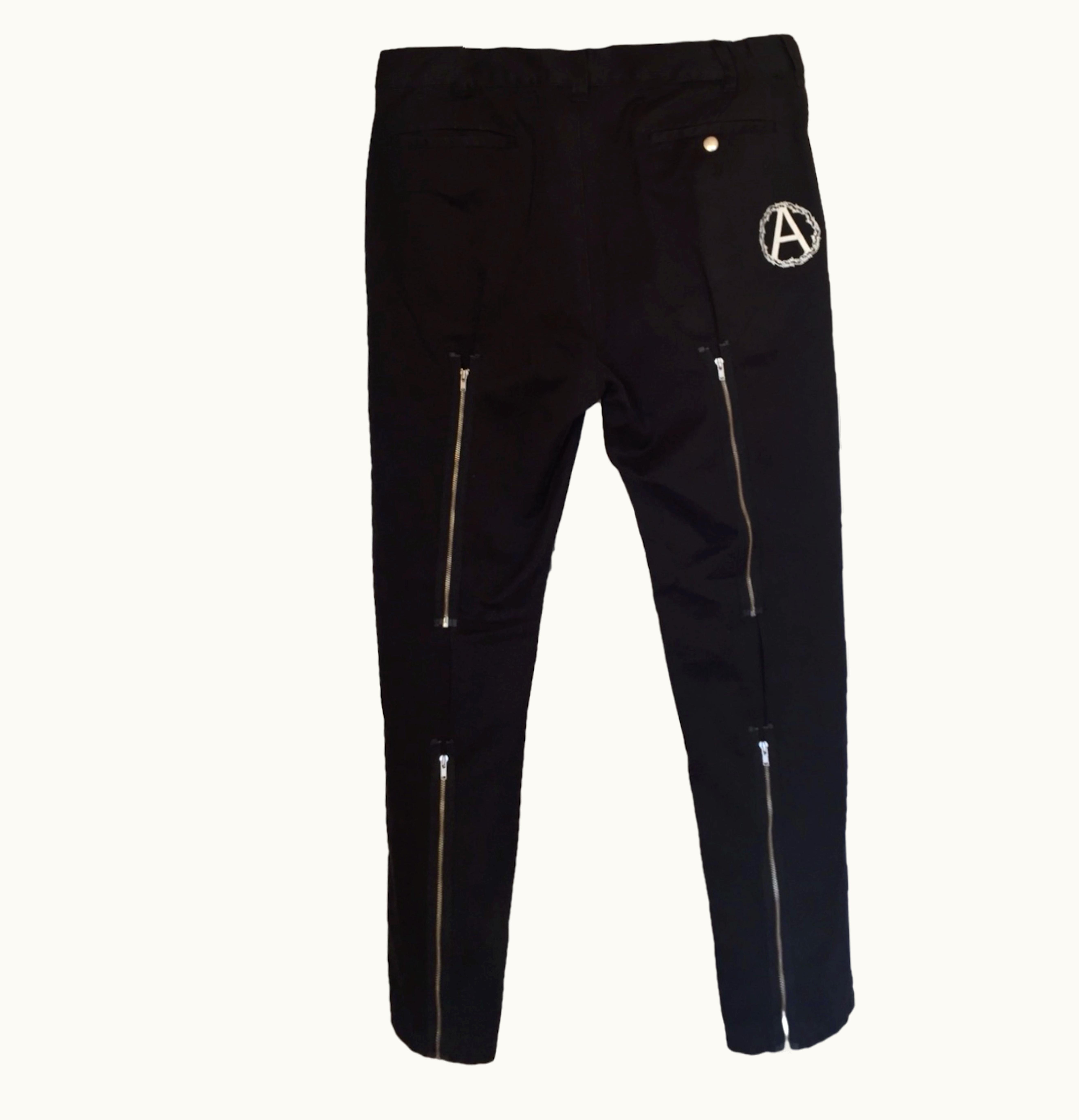 Supreme Supreme Undercover Anarchy Zipper Work Pants Black