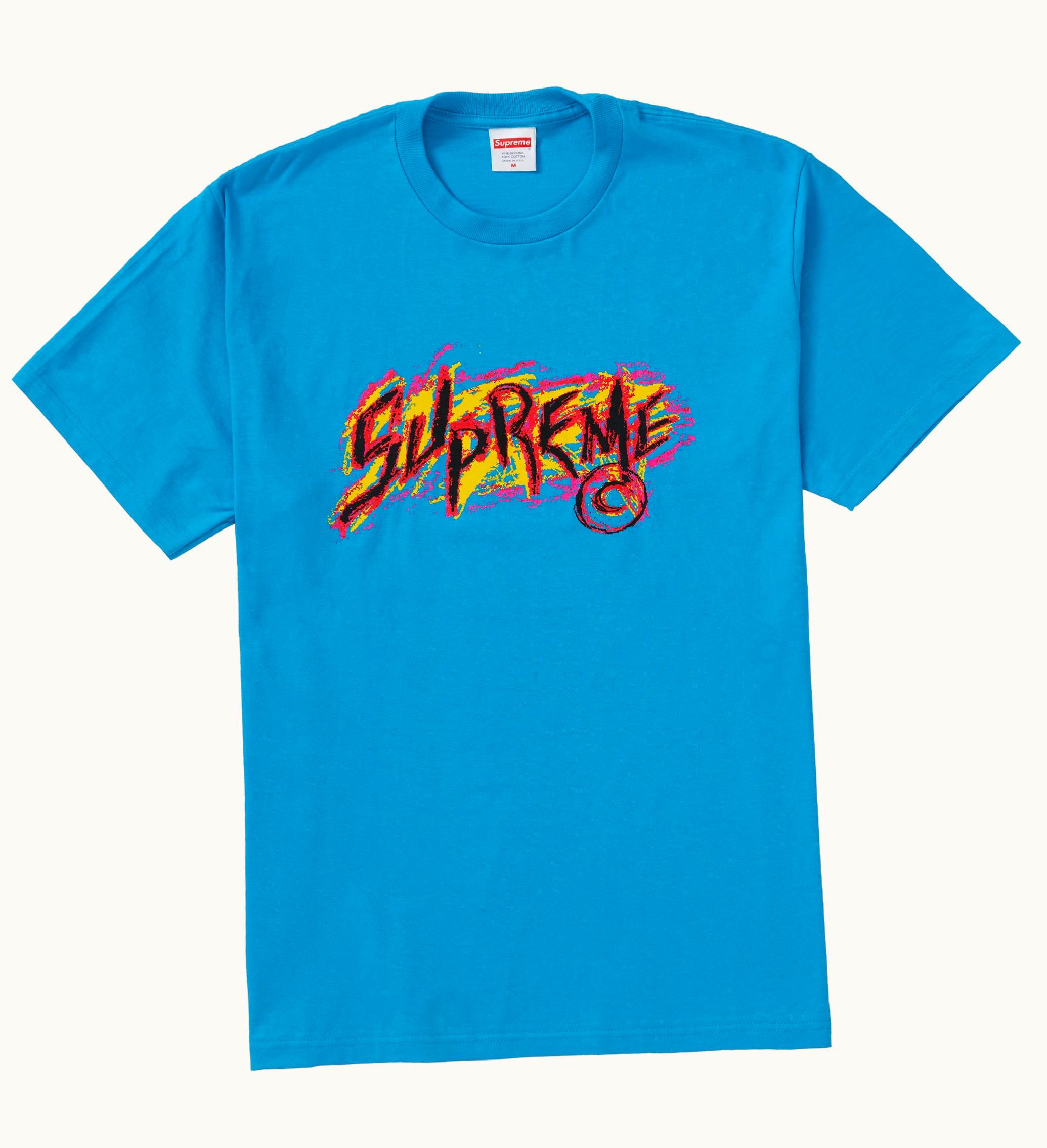Supreme Supreme Scratch Tee Bright Blue