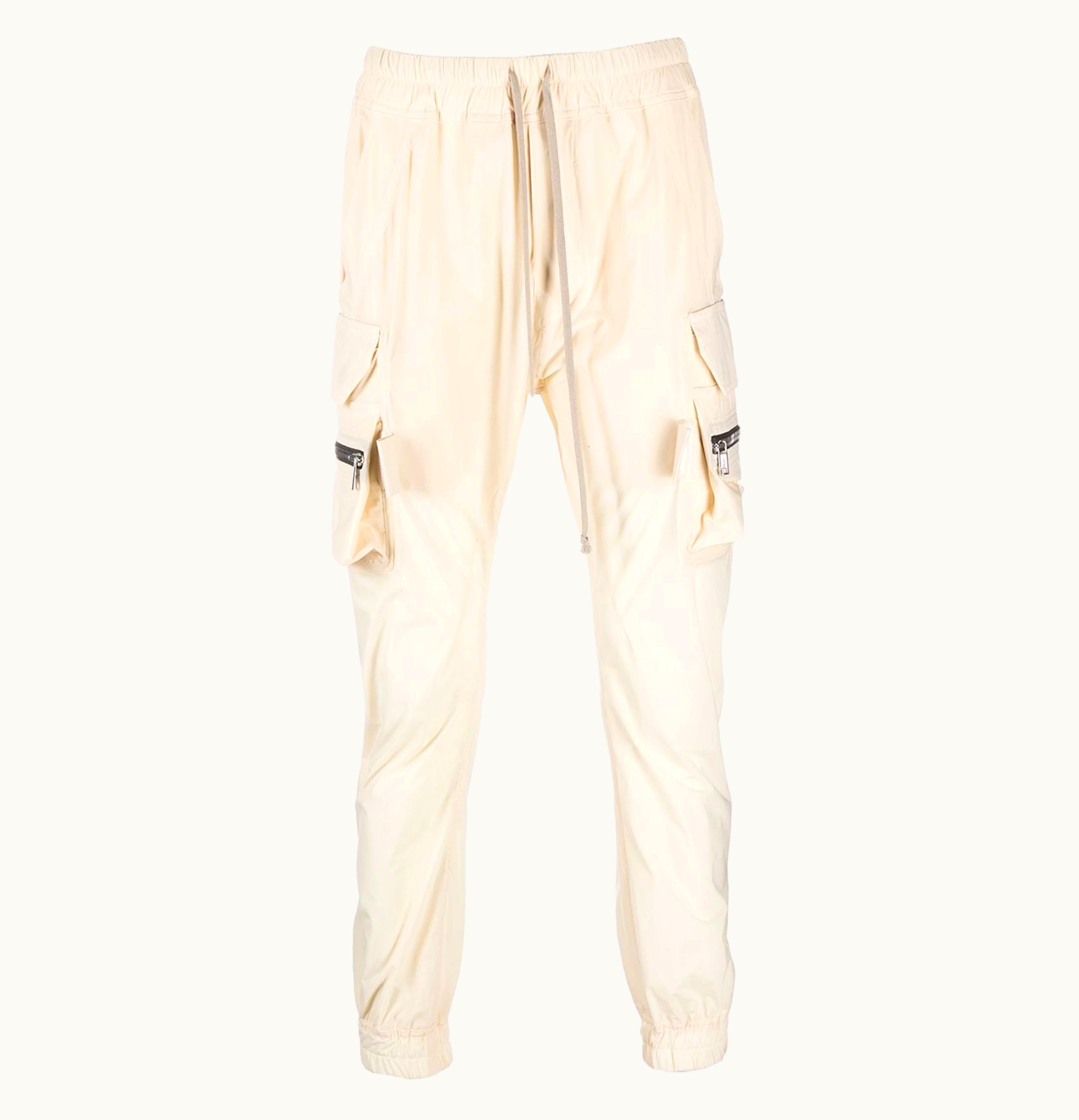 Rick Owens Rick Owens Drawstring Waist Cargo Trousers Neutral
