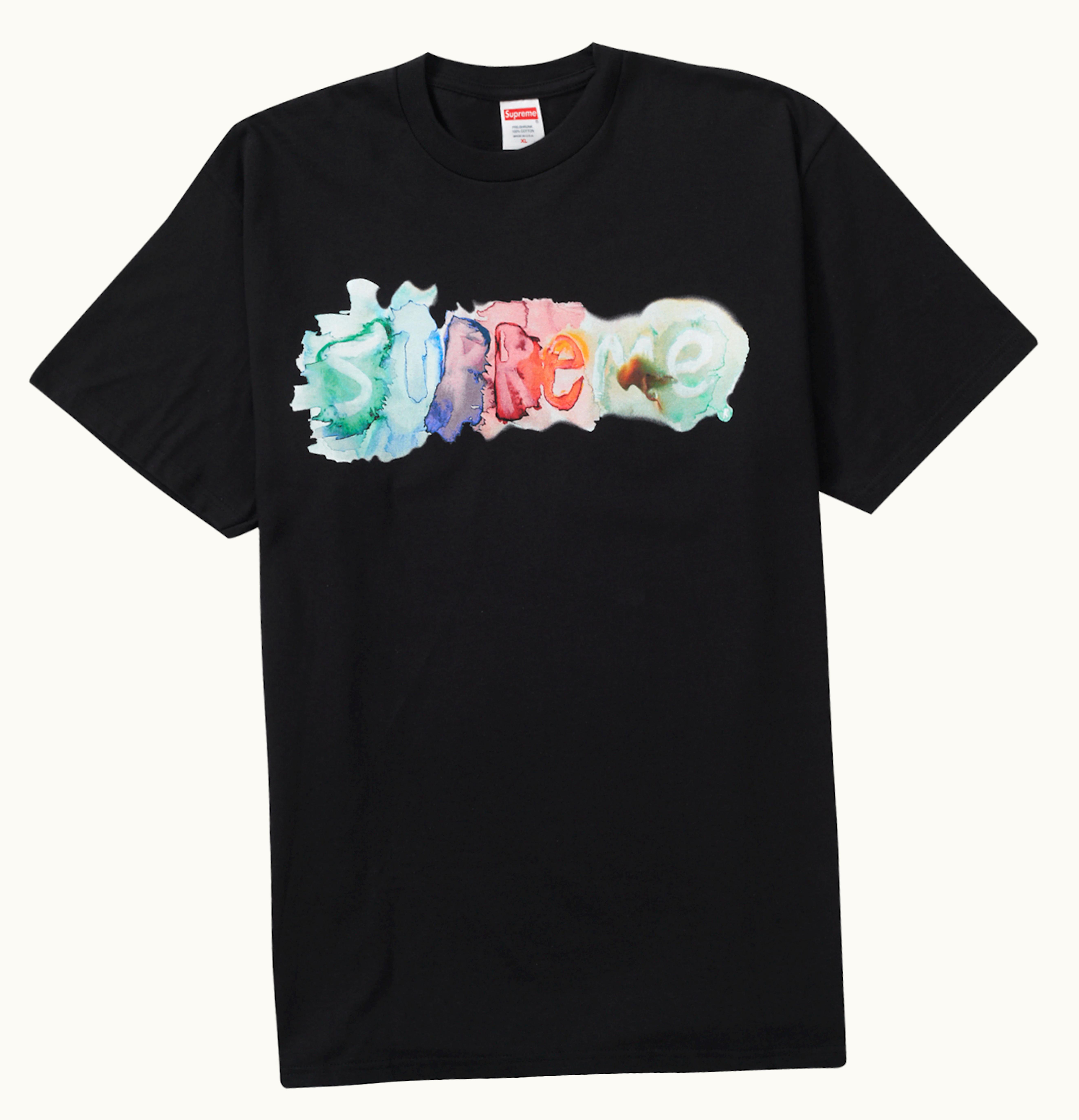 Supreme Supreme Watercolor Tee Black