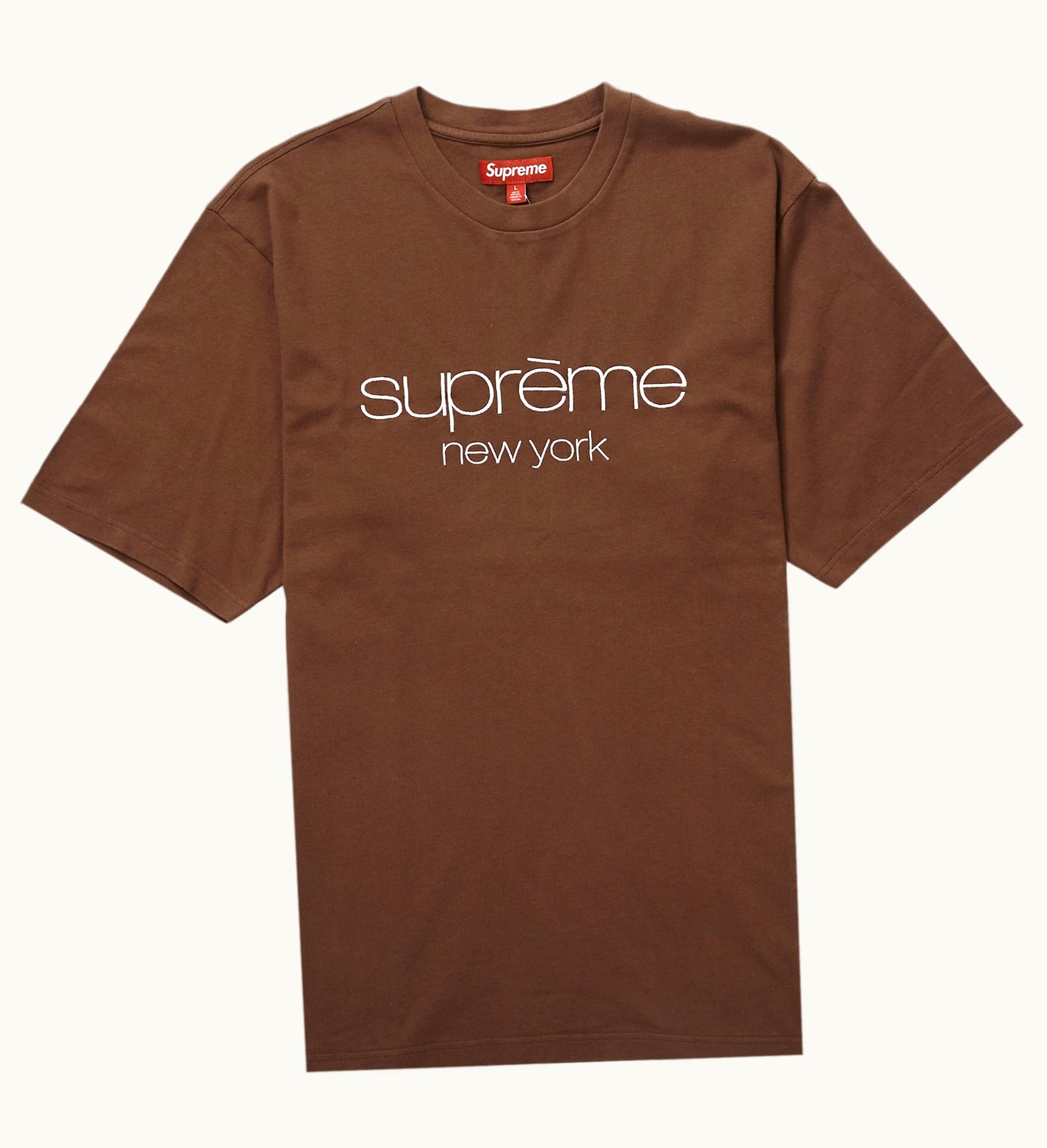 Supreme Supreme Classic Logo S S Top Brown
