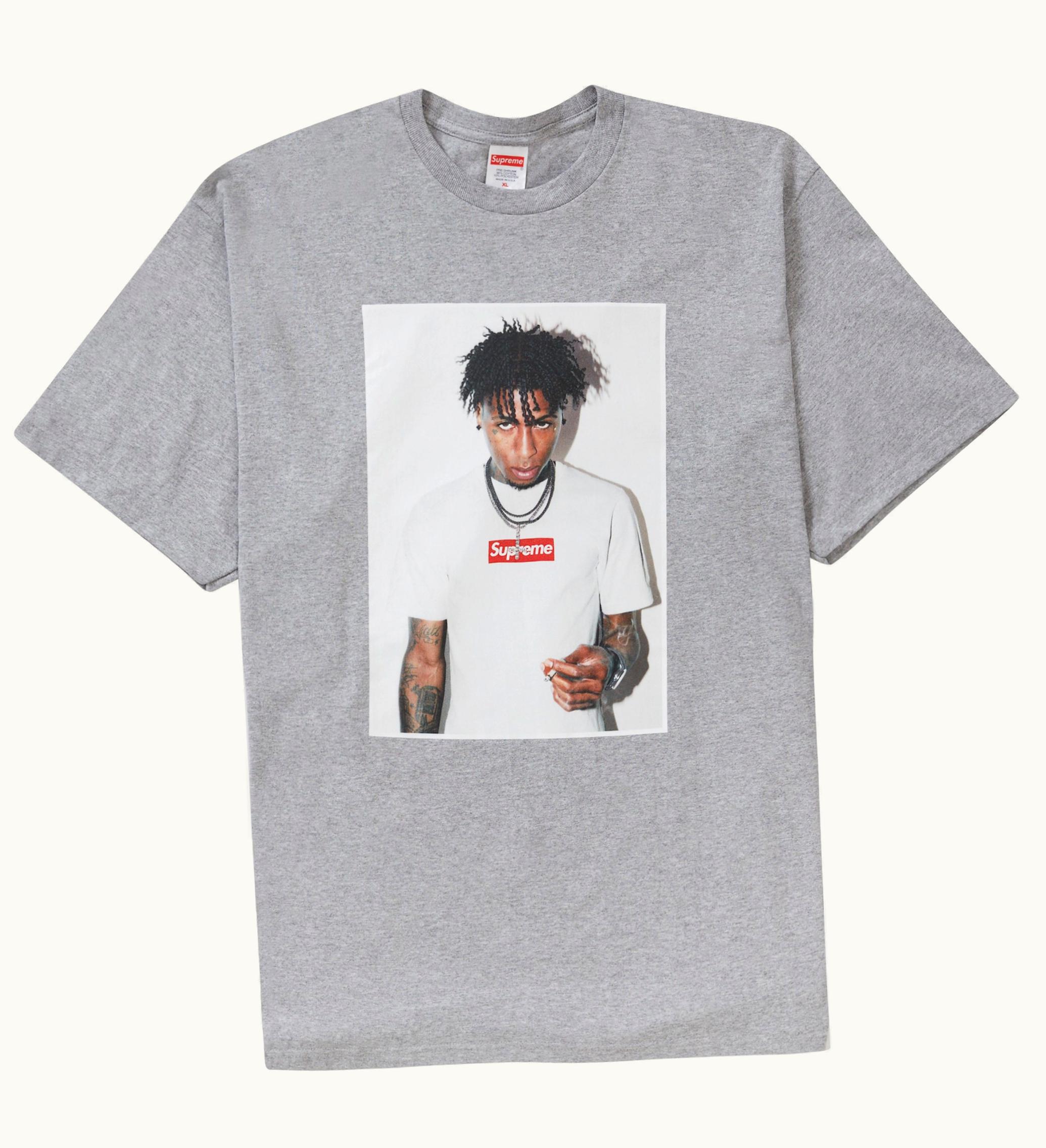 Supreme Supreme NBA Youngboy Tee Heather Grey