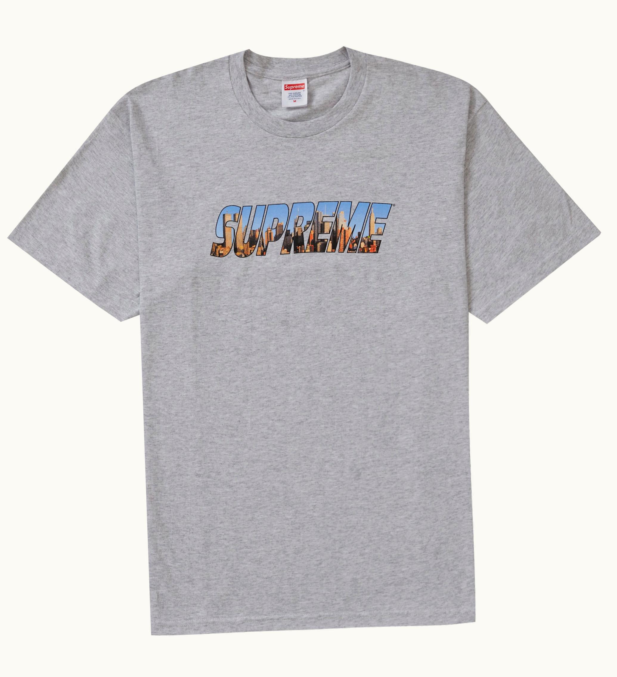 Supreme Supreme Gotham Tee Ash Grey