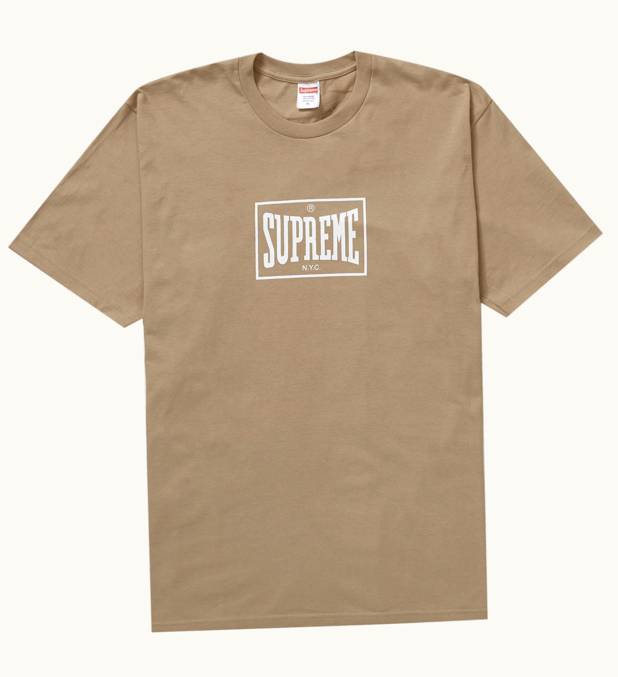 Supreme Supreme Warm Up Tee Khaki
