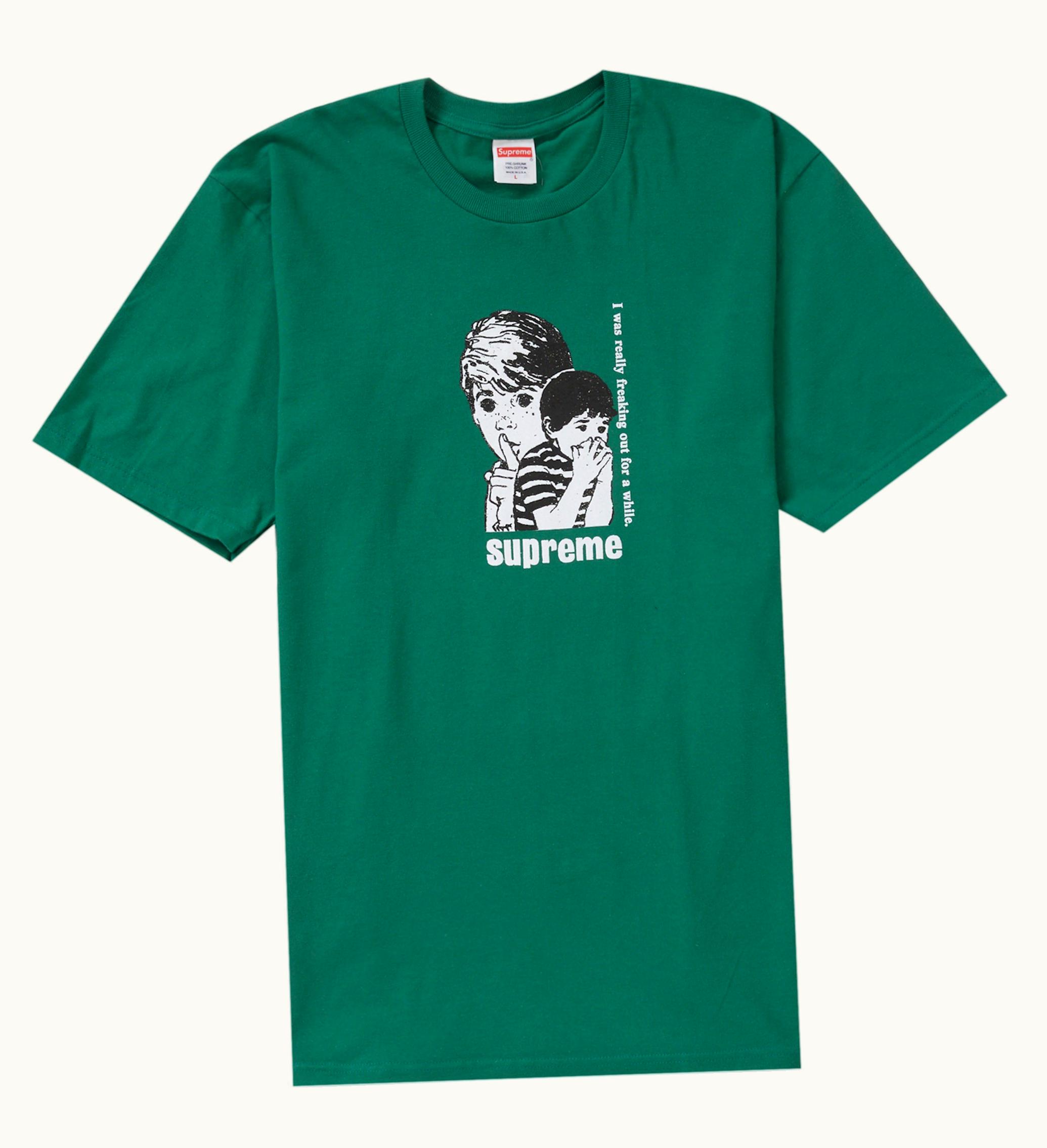 Supreme Supreme Freaking Out Tee Light Pine