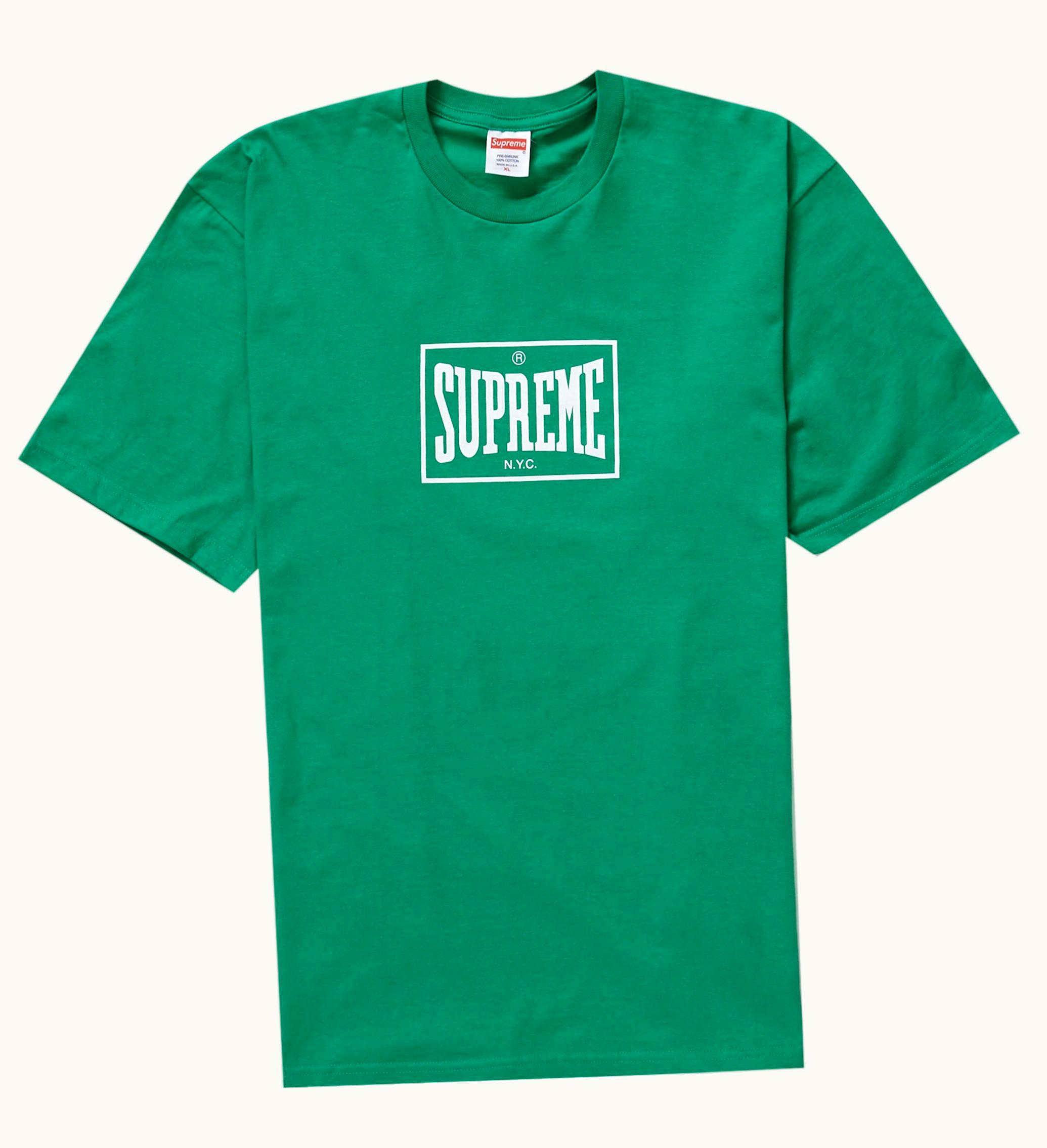 Supreme Supreme Warm Up Tee Green