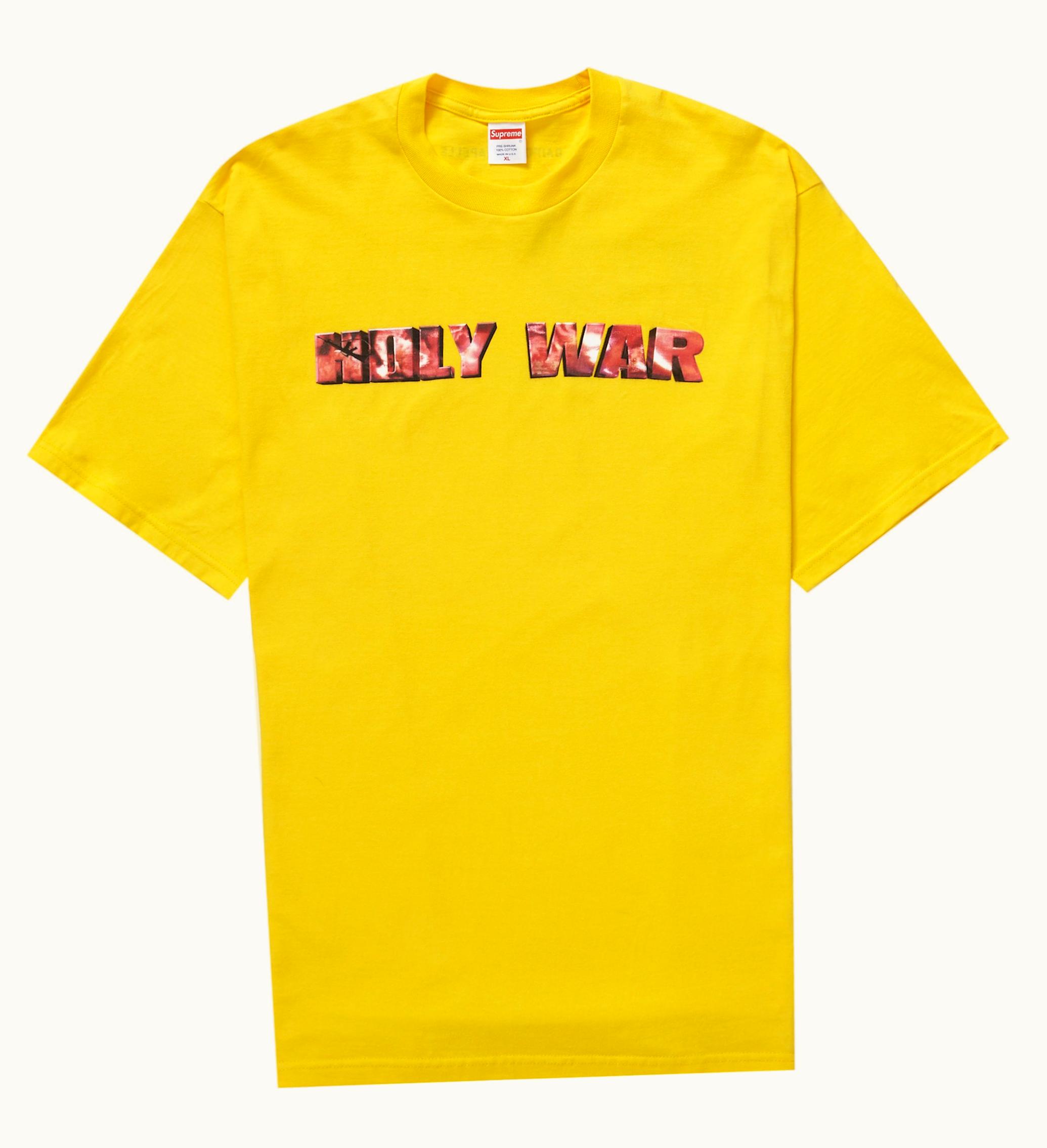 Supreme Supreme Holy War Tee Yellow