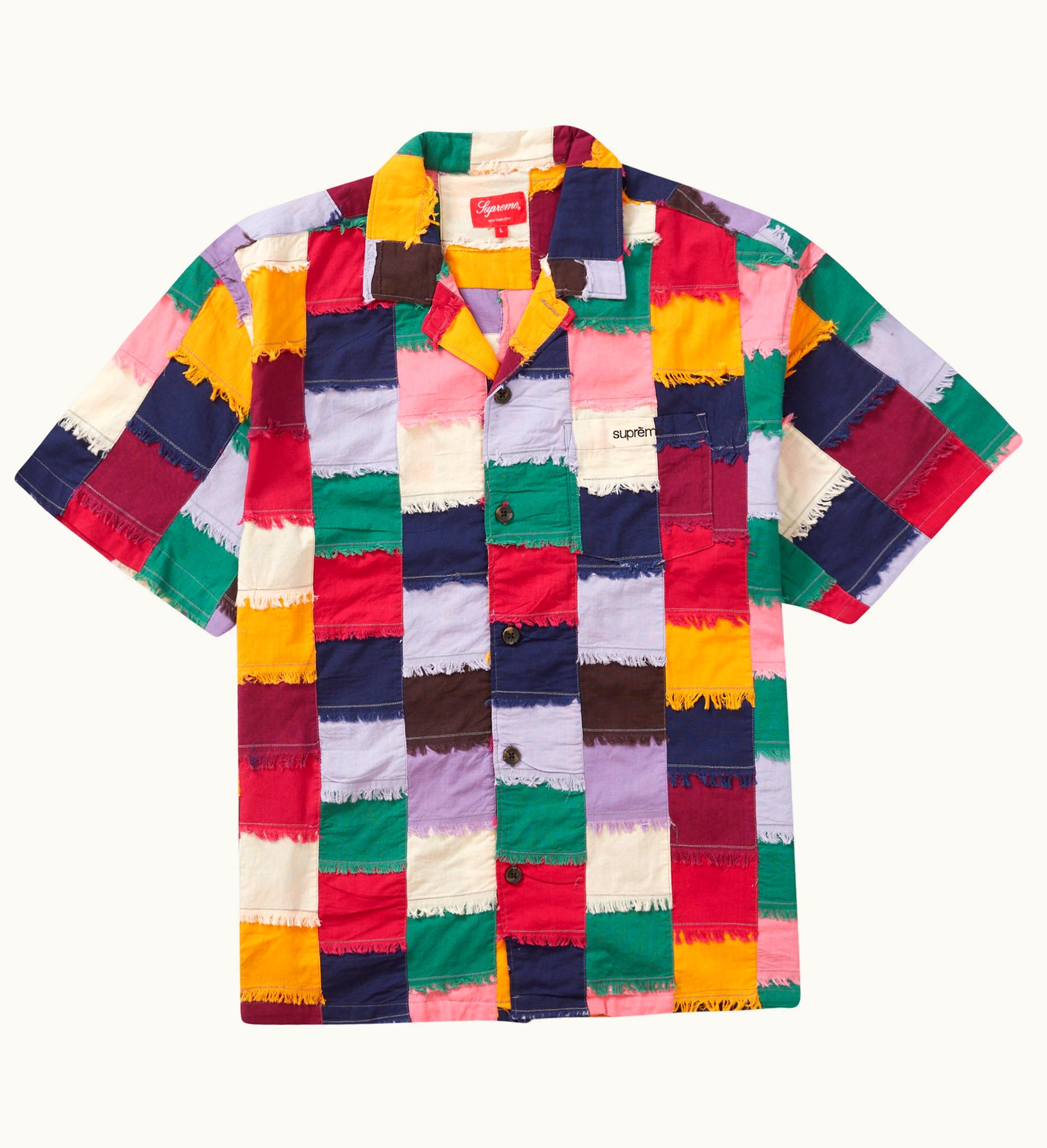 Supreme Supreme Patchwork S S Shirt Multicolor