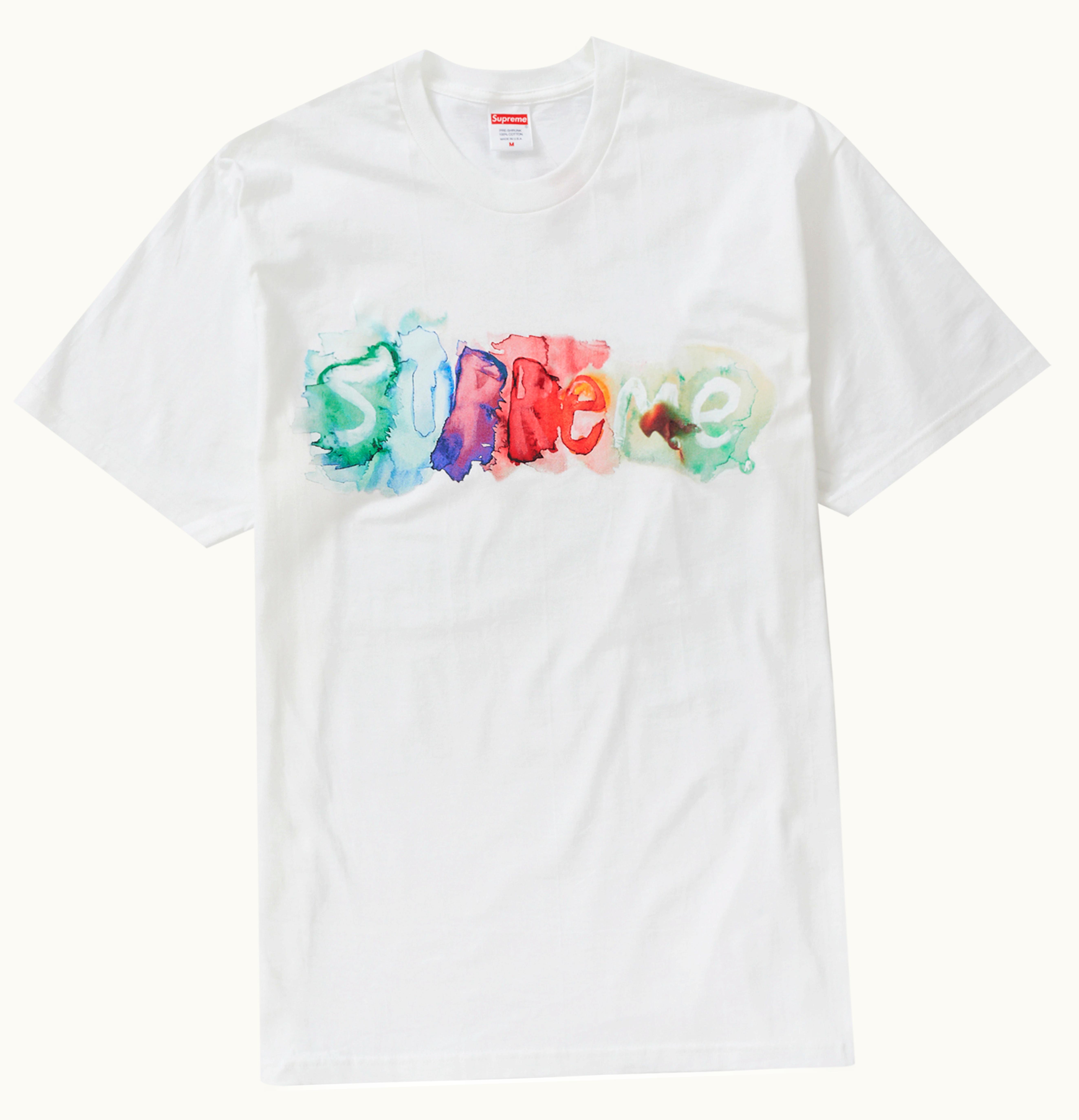 Supreme Supreme Watercolor Tee White