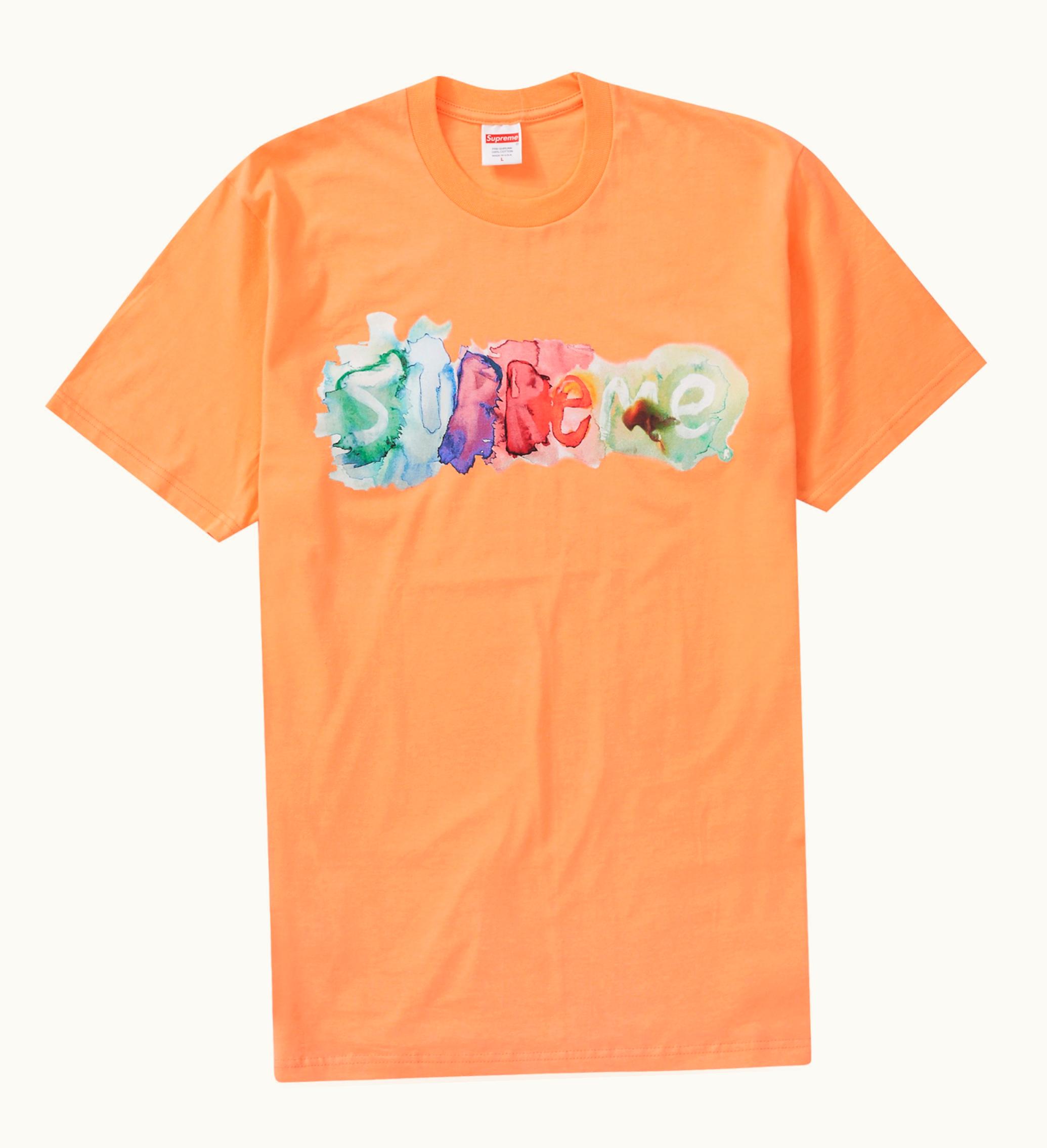 Supreme Supreme Watercolor Tee Peach