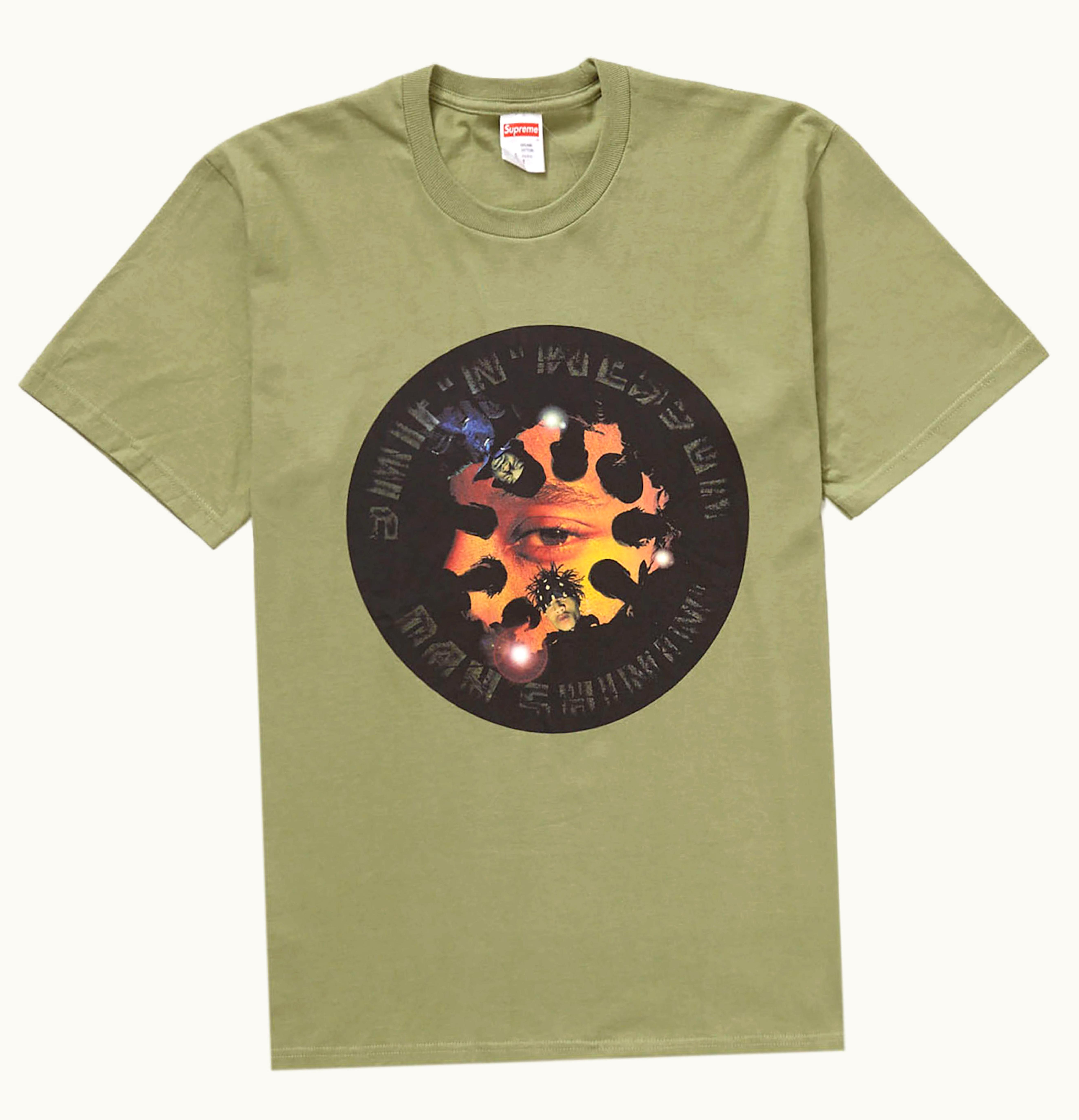 Supreme Supreme Duck Down Music Dah Shinin Tee Light Olive
