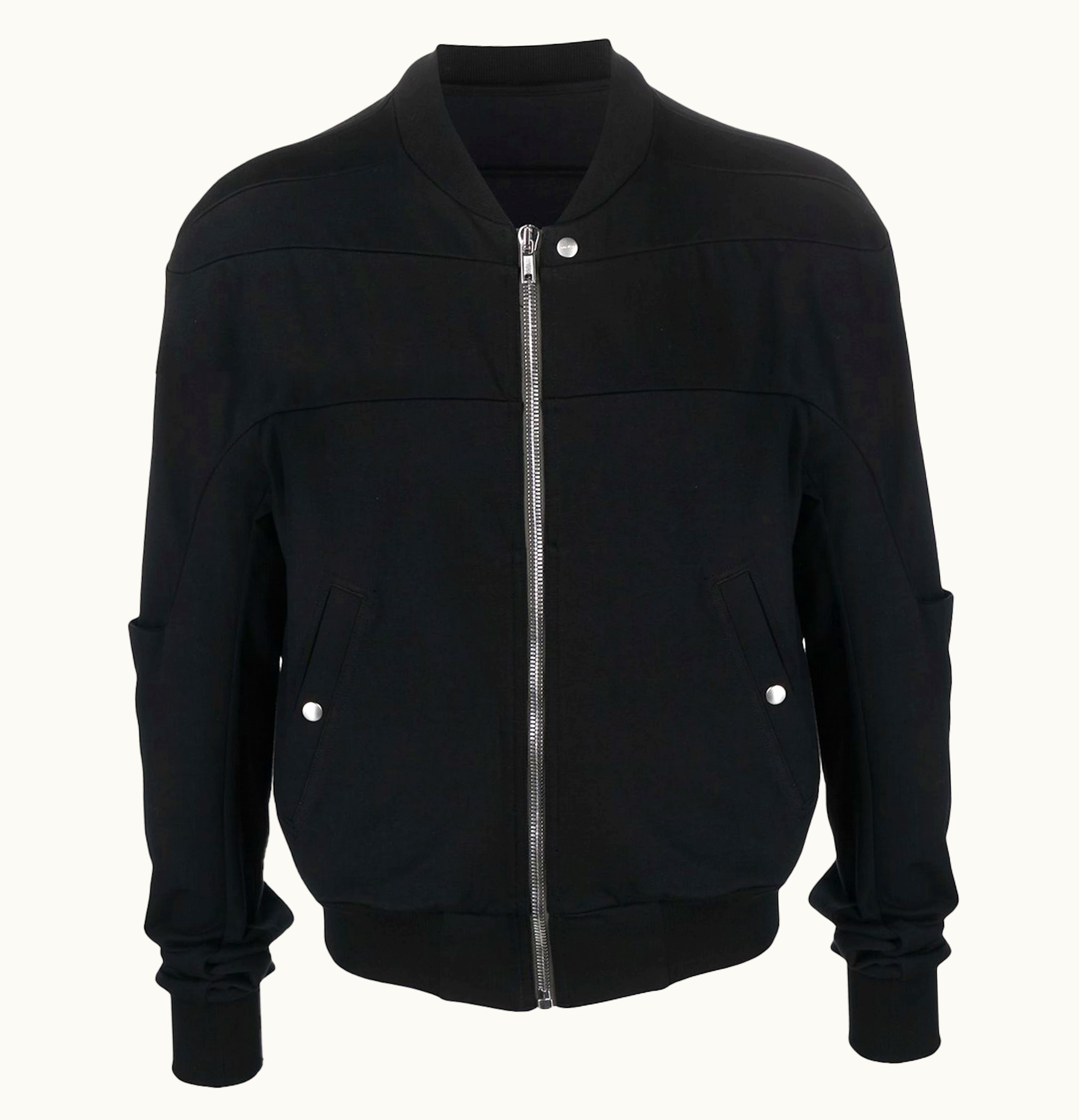 Rick Owens Rick Owens Geth Zip Up Jacket Black