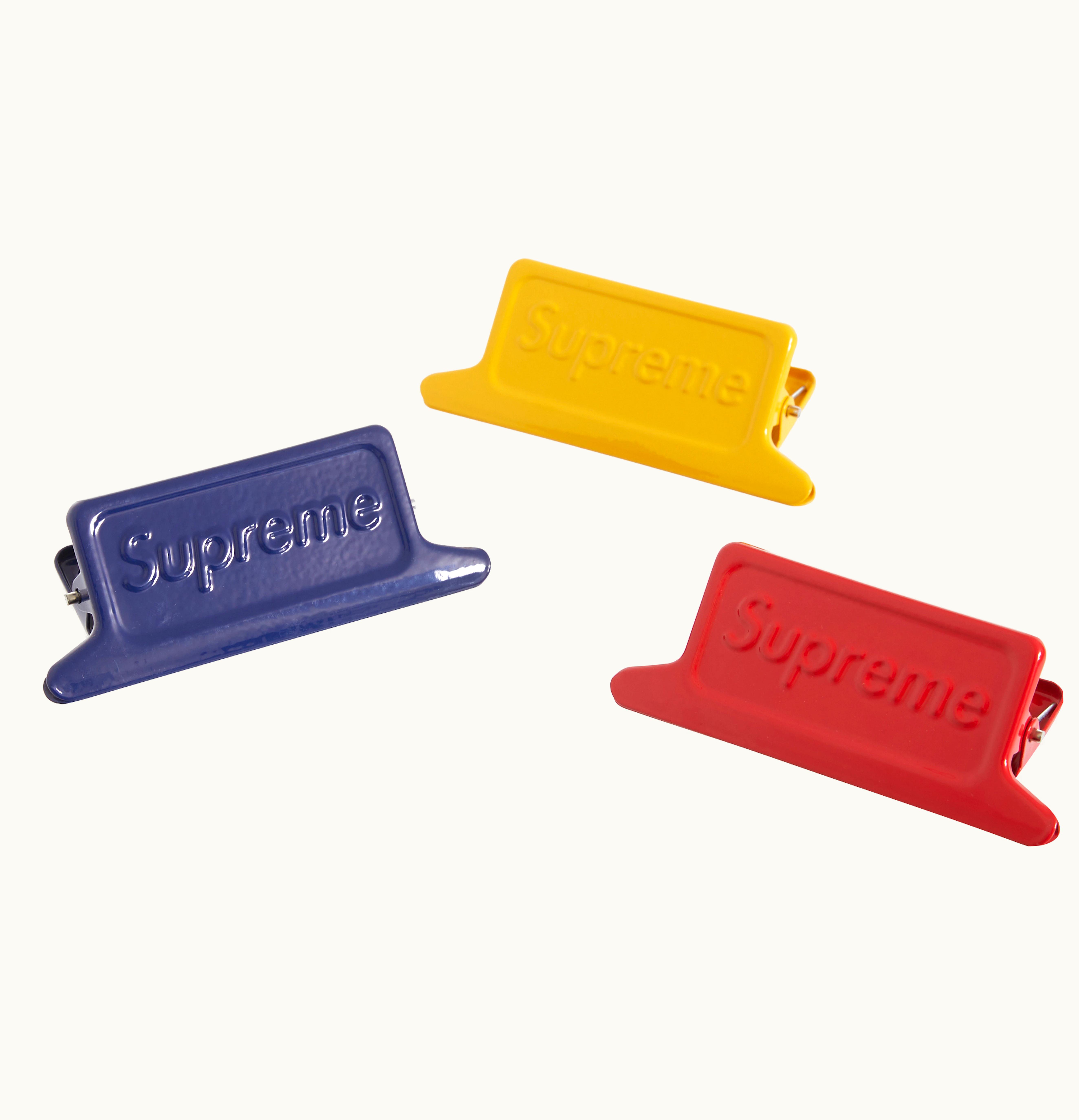 Supreme Supreme Dulton Small Clips Set Of 3 Multicolor
