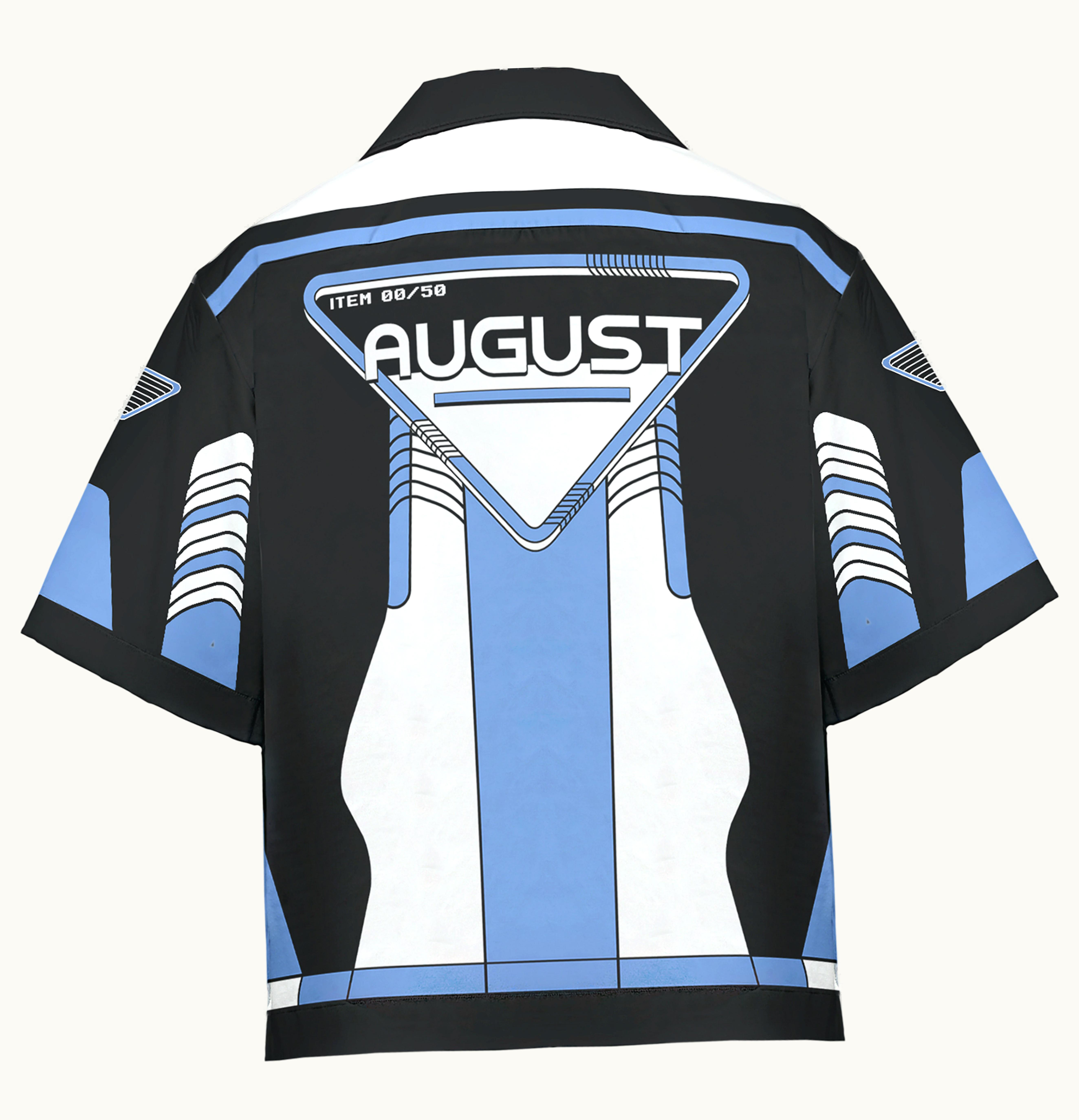 Prada Prada Timecapsule August 2020 Poplin Shirt Blue