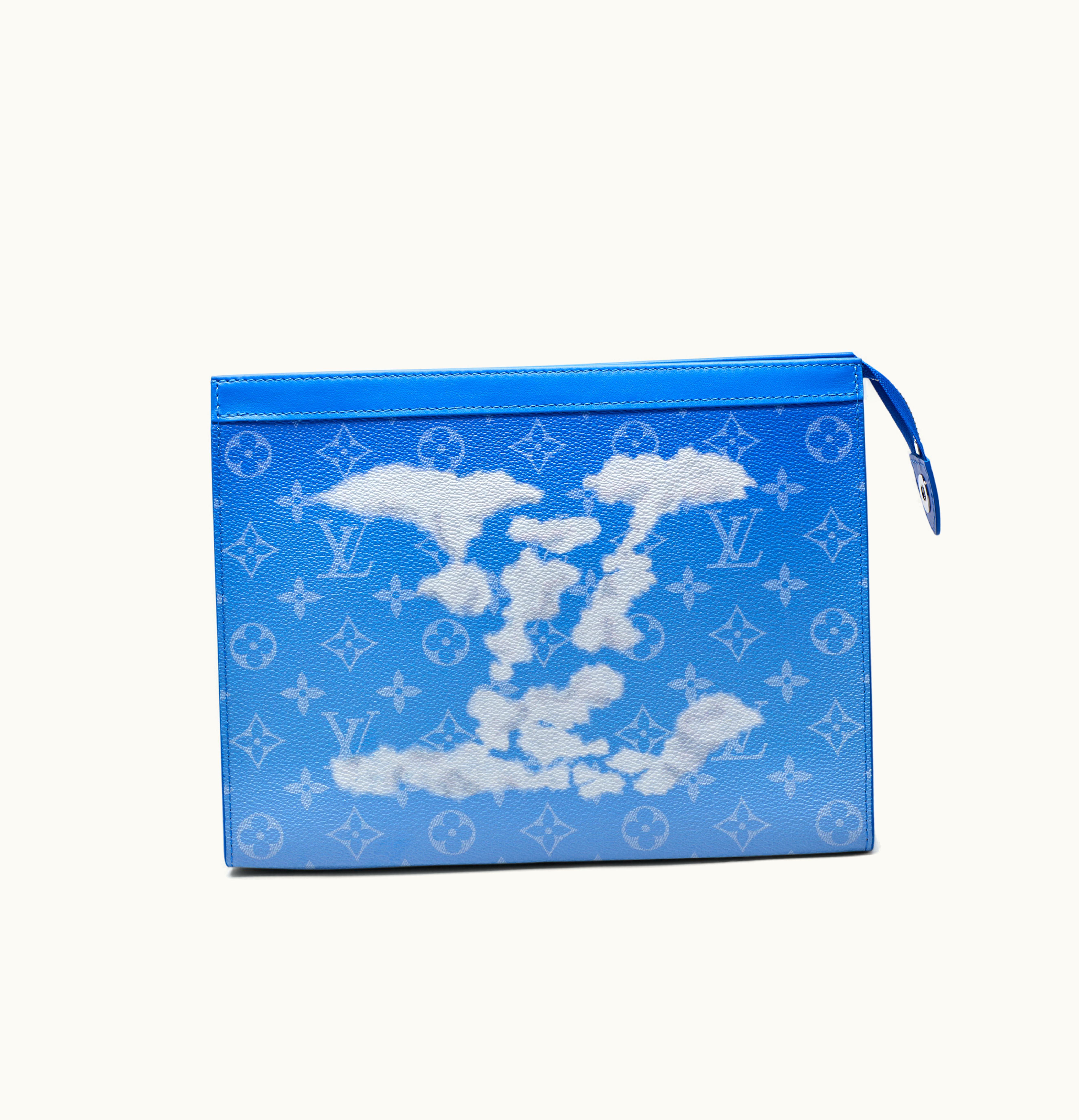 Louis Vuitton Louis Vuitton Pochette Voyage Clouds Monogram MM Blue