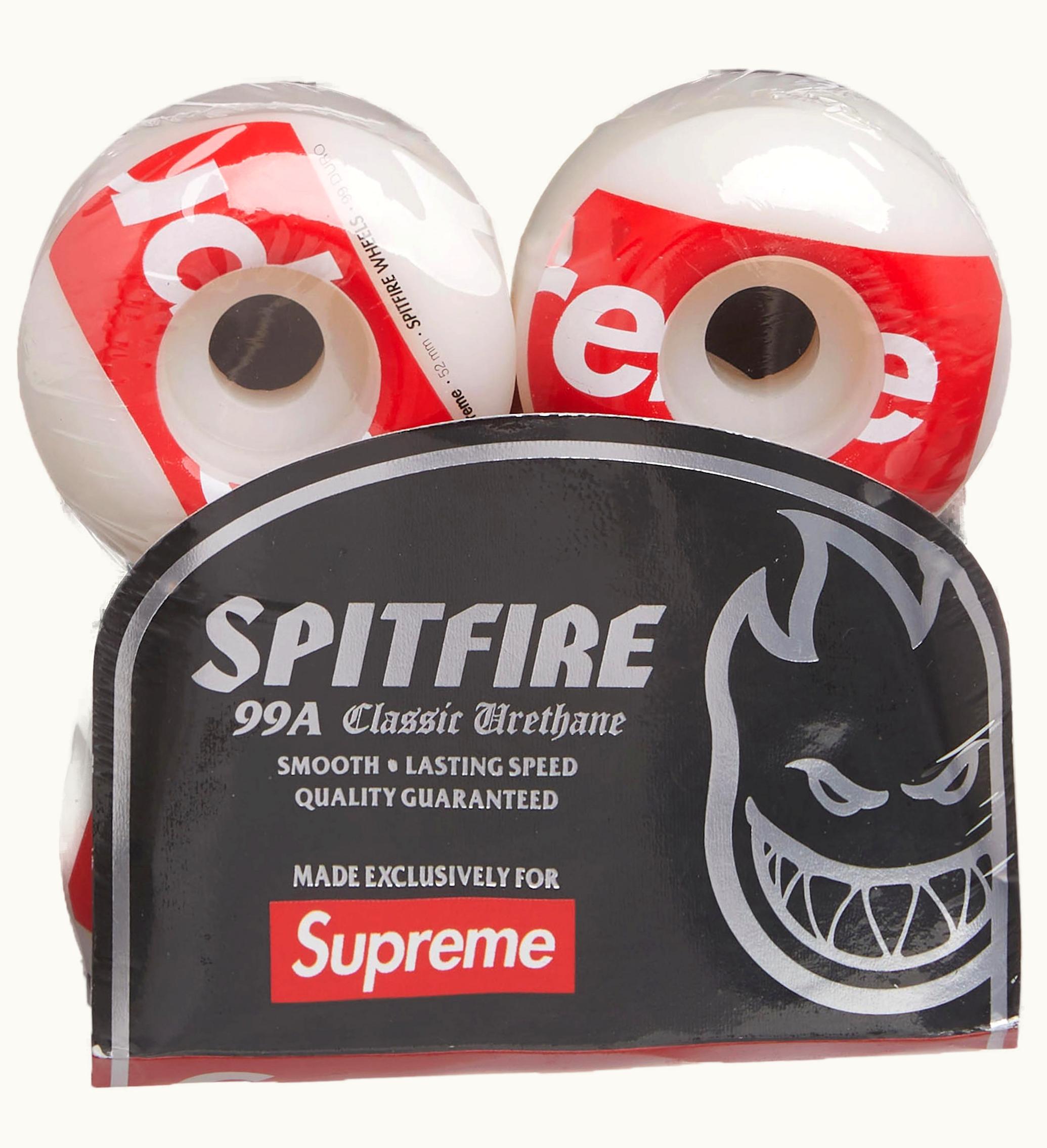 Supreme Supreme x Spitfire Shop Logo Wheels White