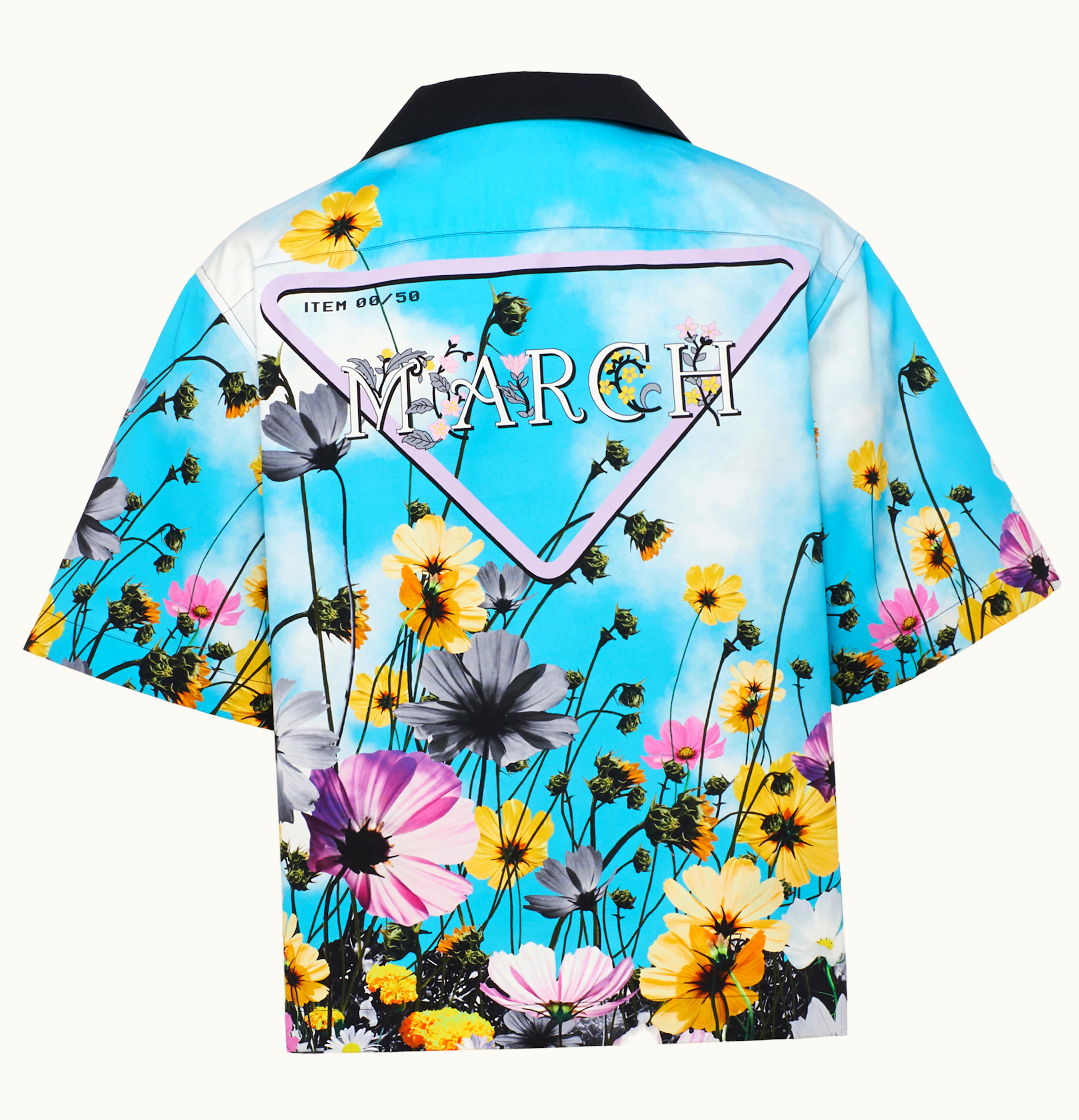 Prada Prada Timecapsule March 2020 Poplin Shirt Blue