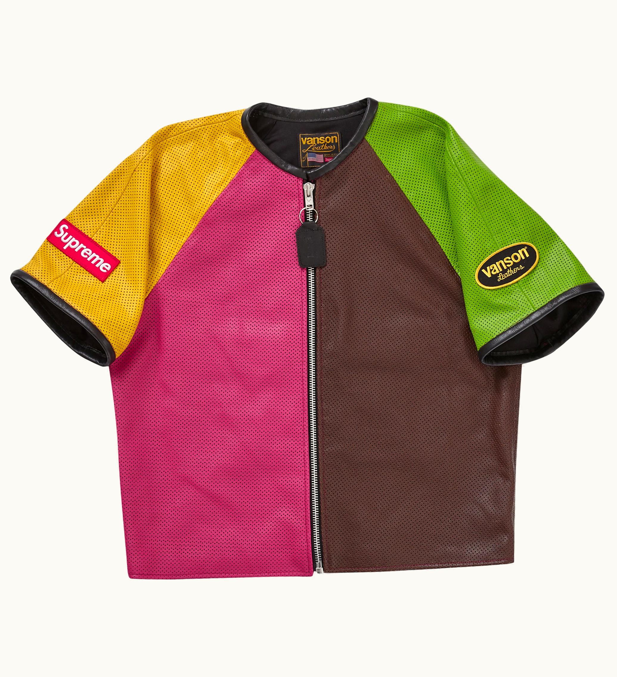 Supreme Supreme Vanson Leathers S S Racing Jacket Multicolor