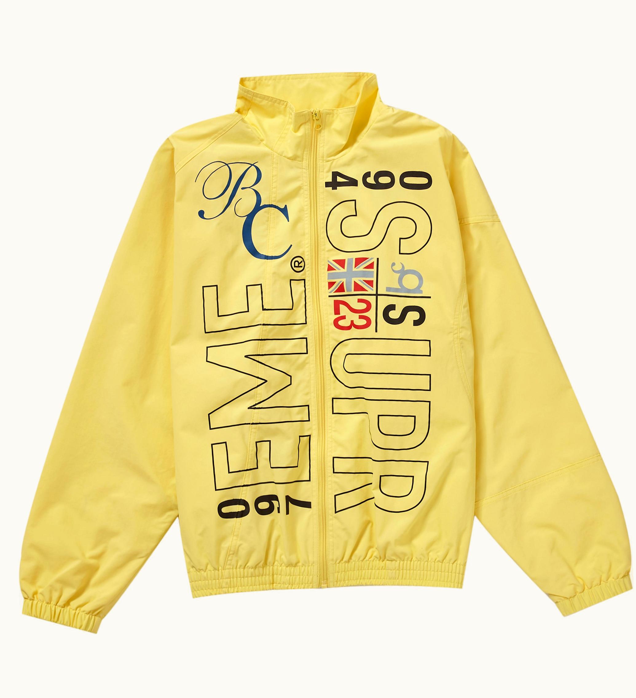 Supreme Supreme Bernadette Corporation Track Jacket Pale Yellow