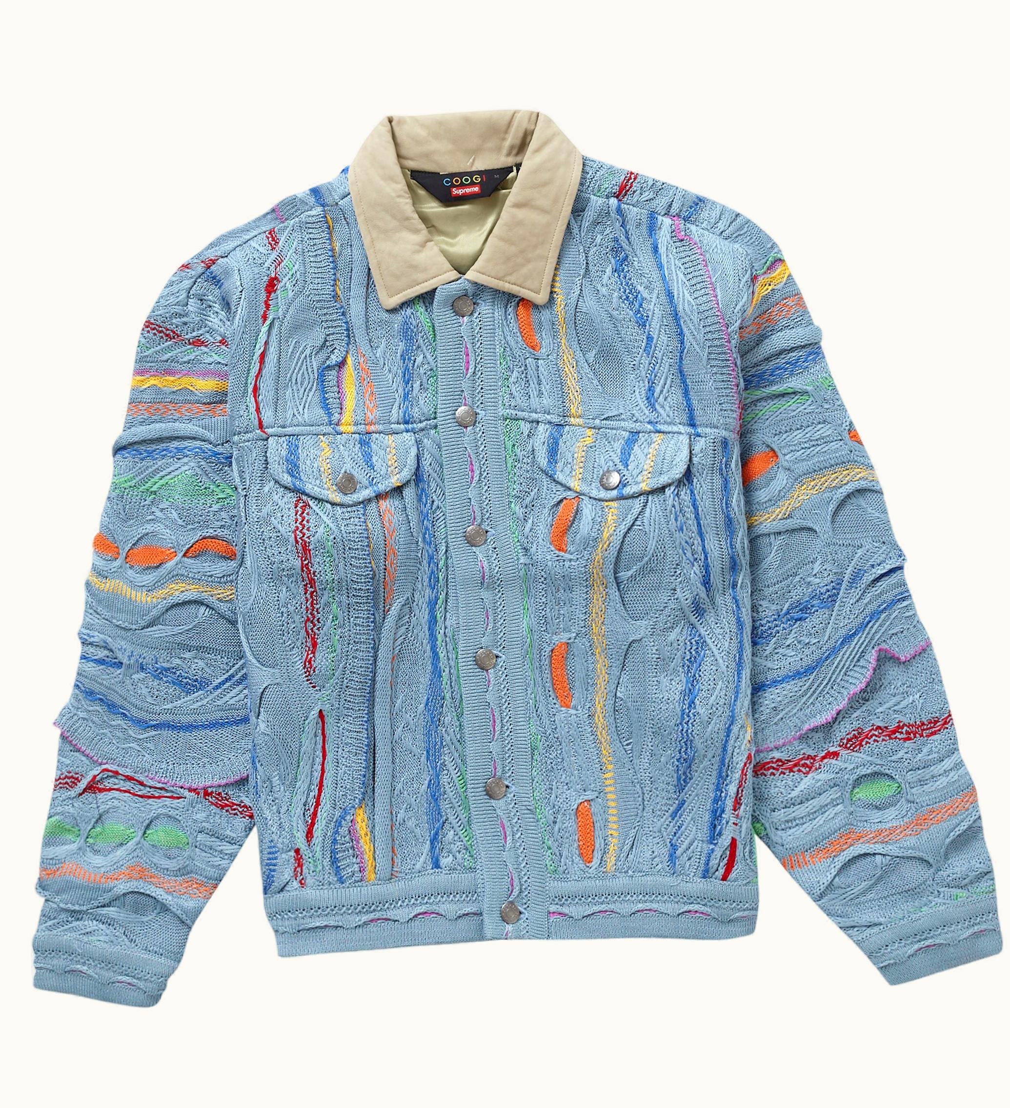Supreme Supreme Coogi Trucker Jacket Blue