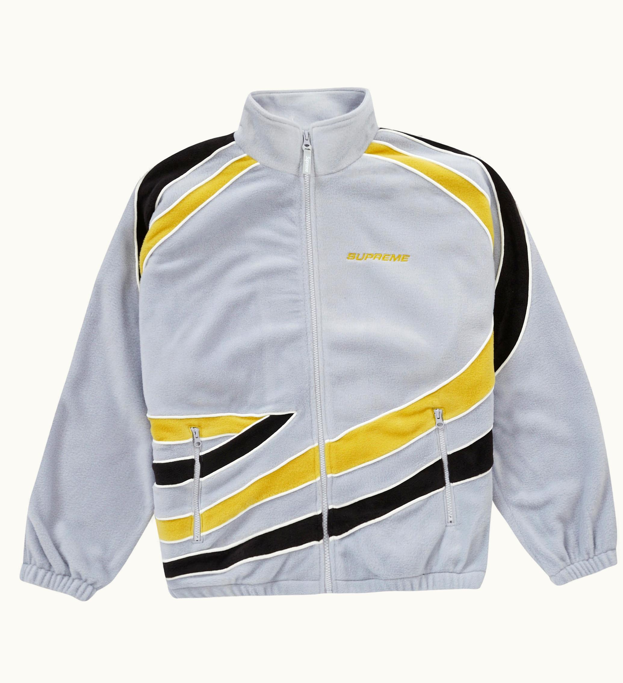 Supreme Supreme Racing Fleece Jacket Heather Grey