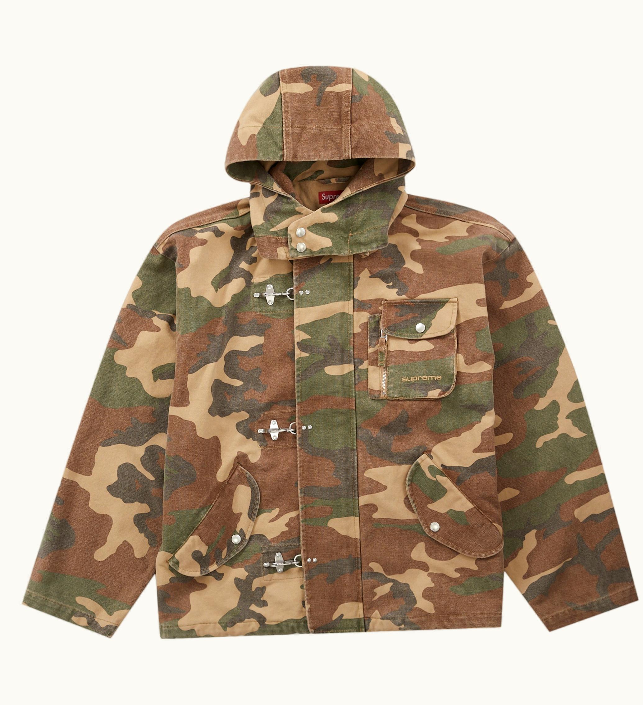 Supreme Supreme Canvas Clip Jacket Tan Camo