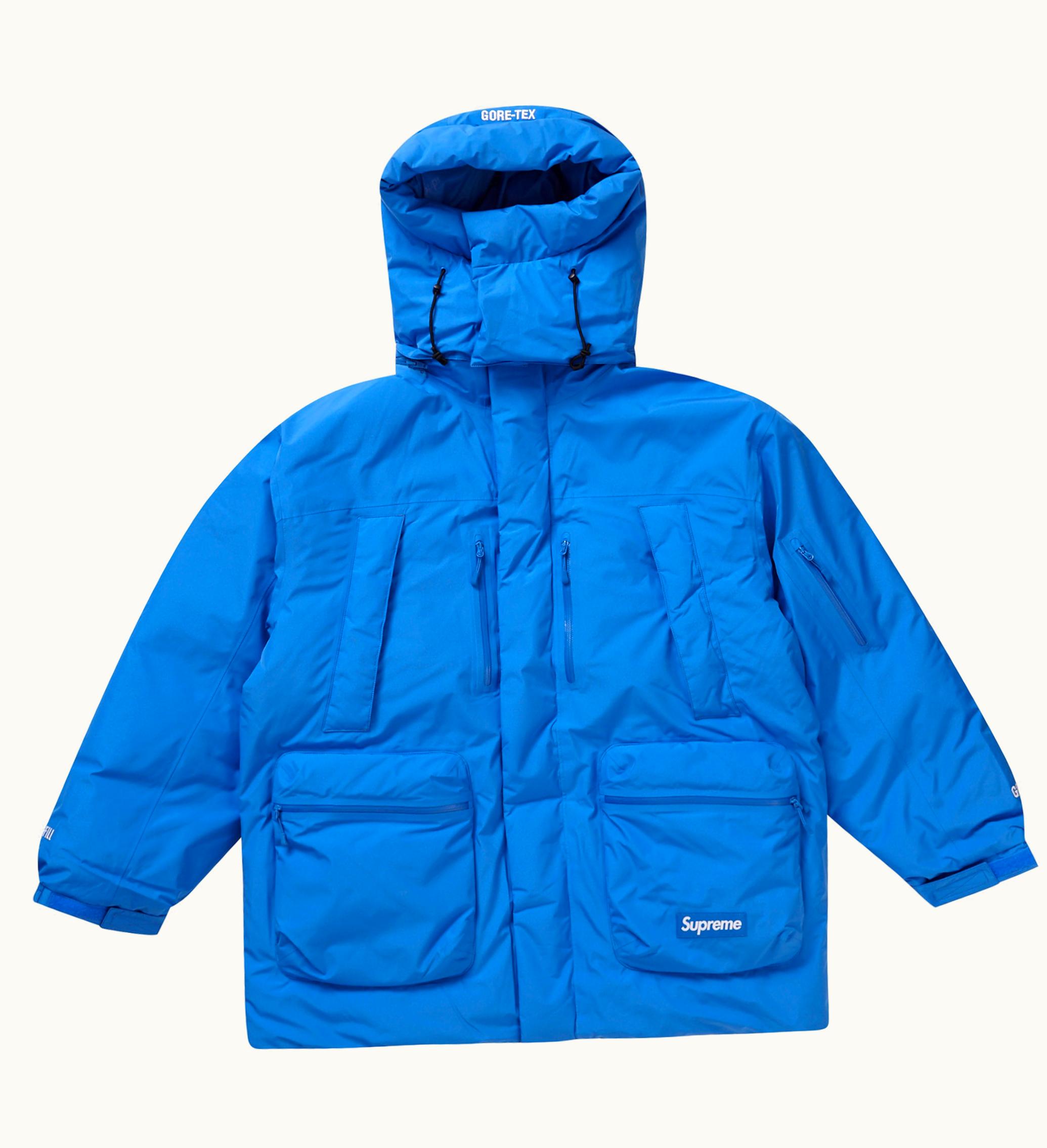 Supreme Supreme Gore Tex 700 Fill Down Parka FW22 Blue