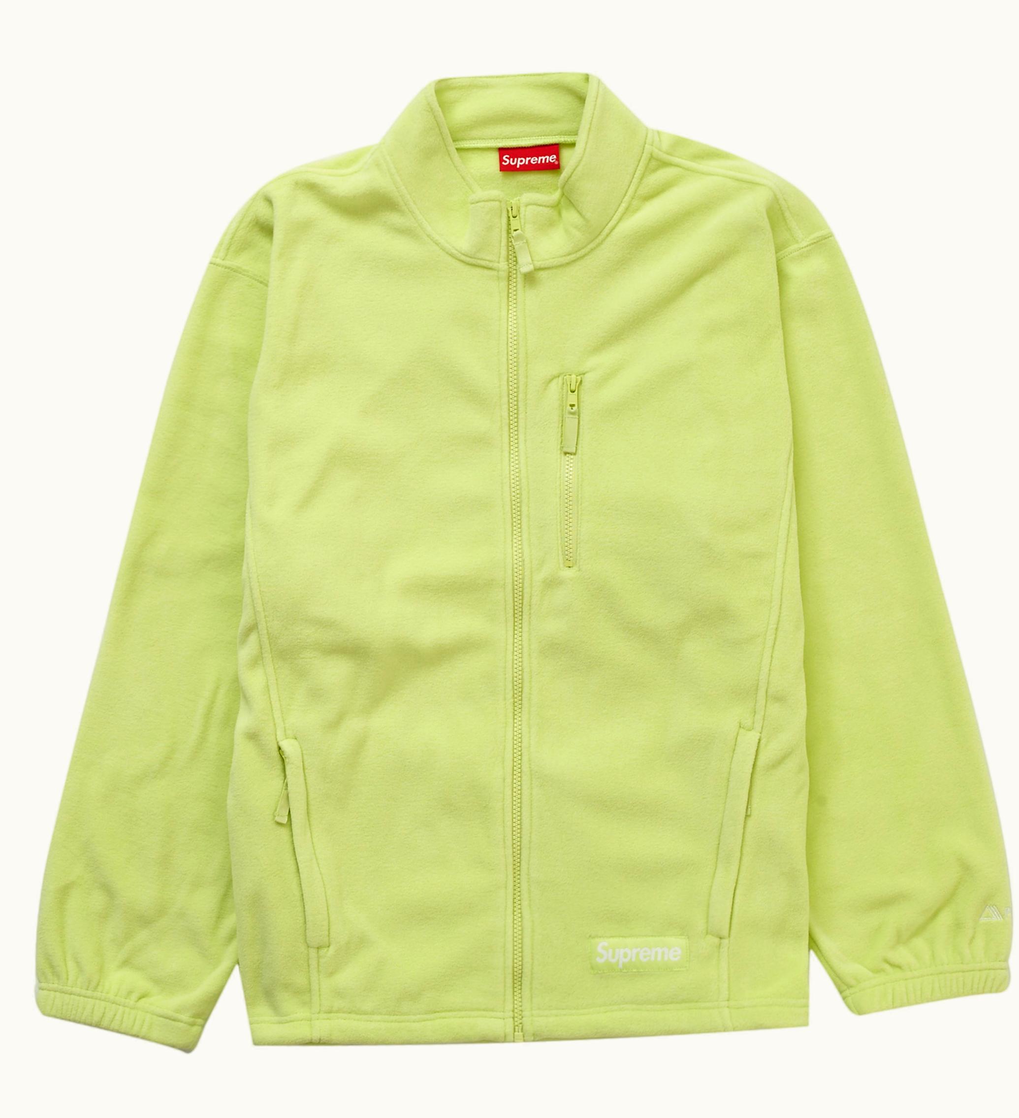 Supreme Supreme Polartec Zip Jacket Lime