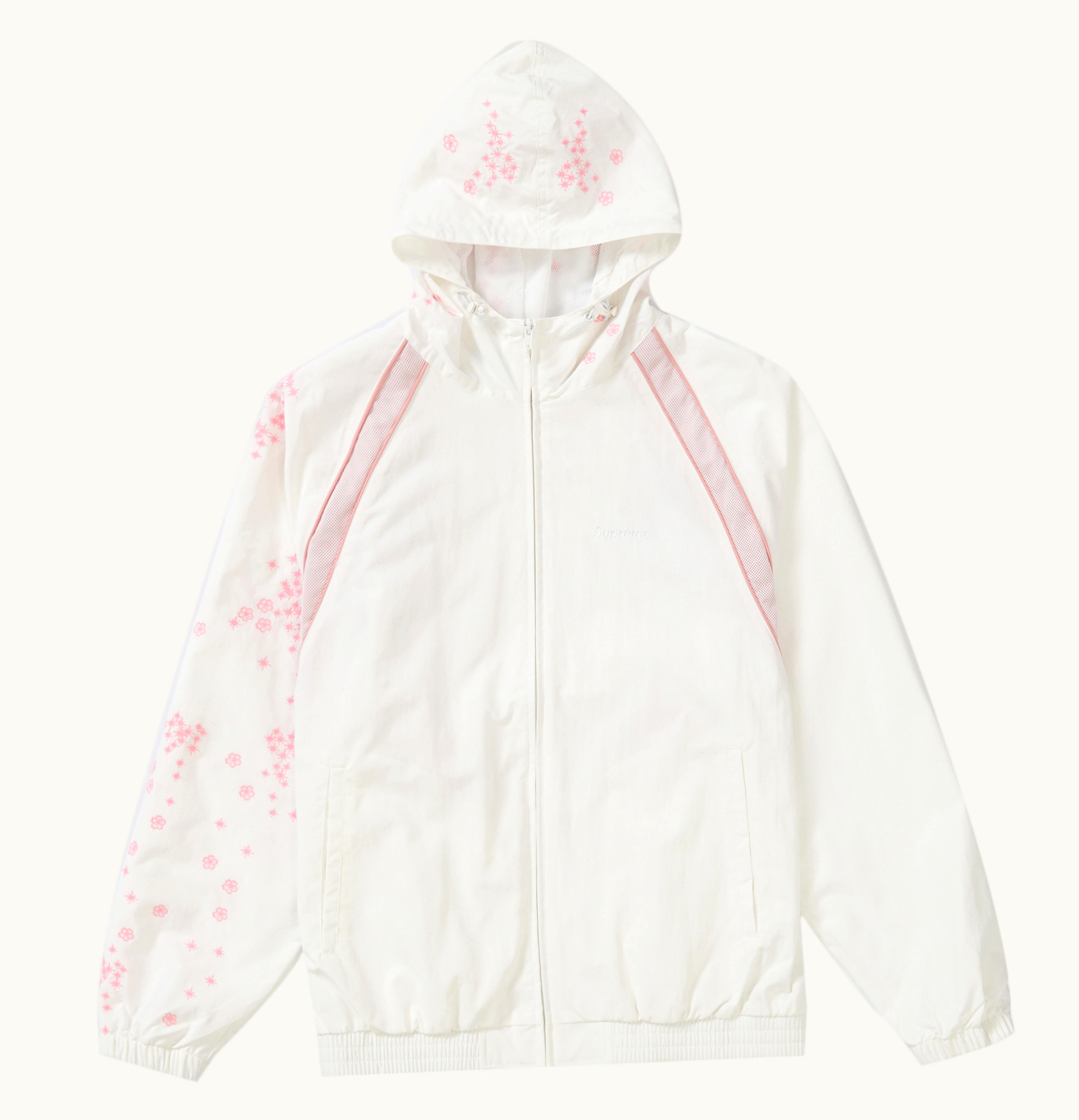 Supreme Supreme Aoi Glow In The Dark Track Jacket White