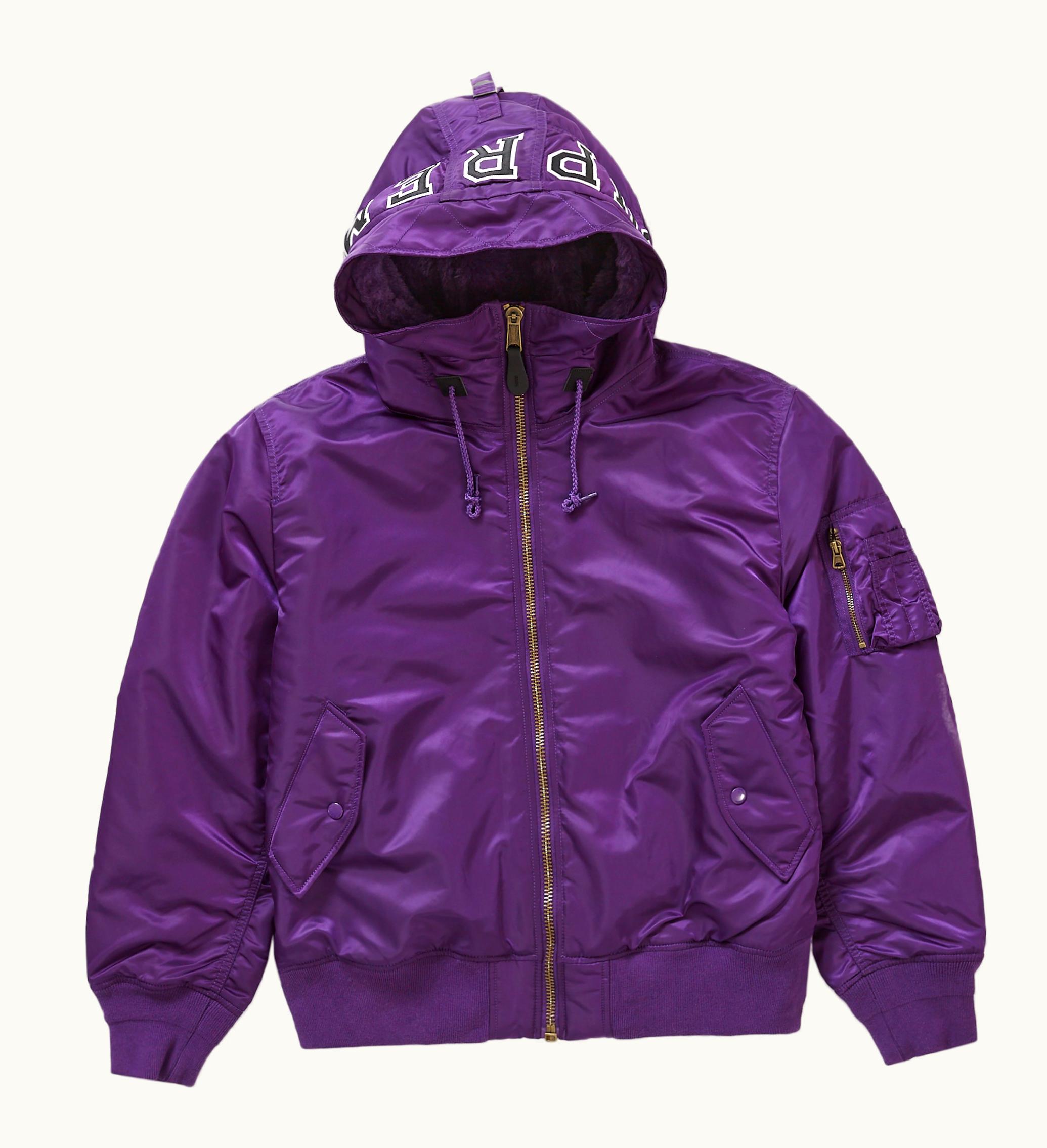 Supreme Supreme Hooded Ma 1 Purple
